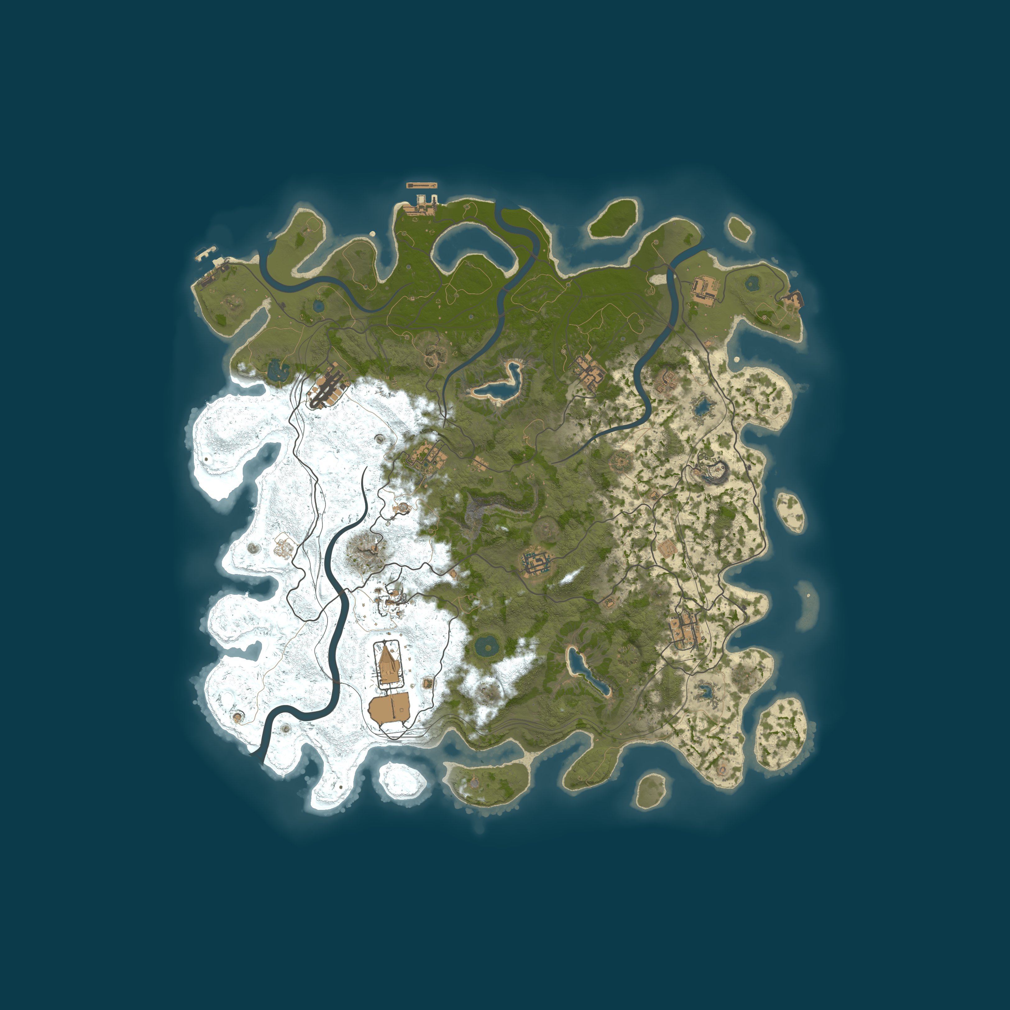 Map for THE VANILLA NW | NOOB|CASUAL | SOLO DUO TRIO QUAD | LOW POP