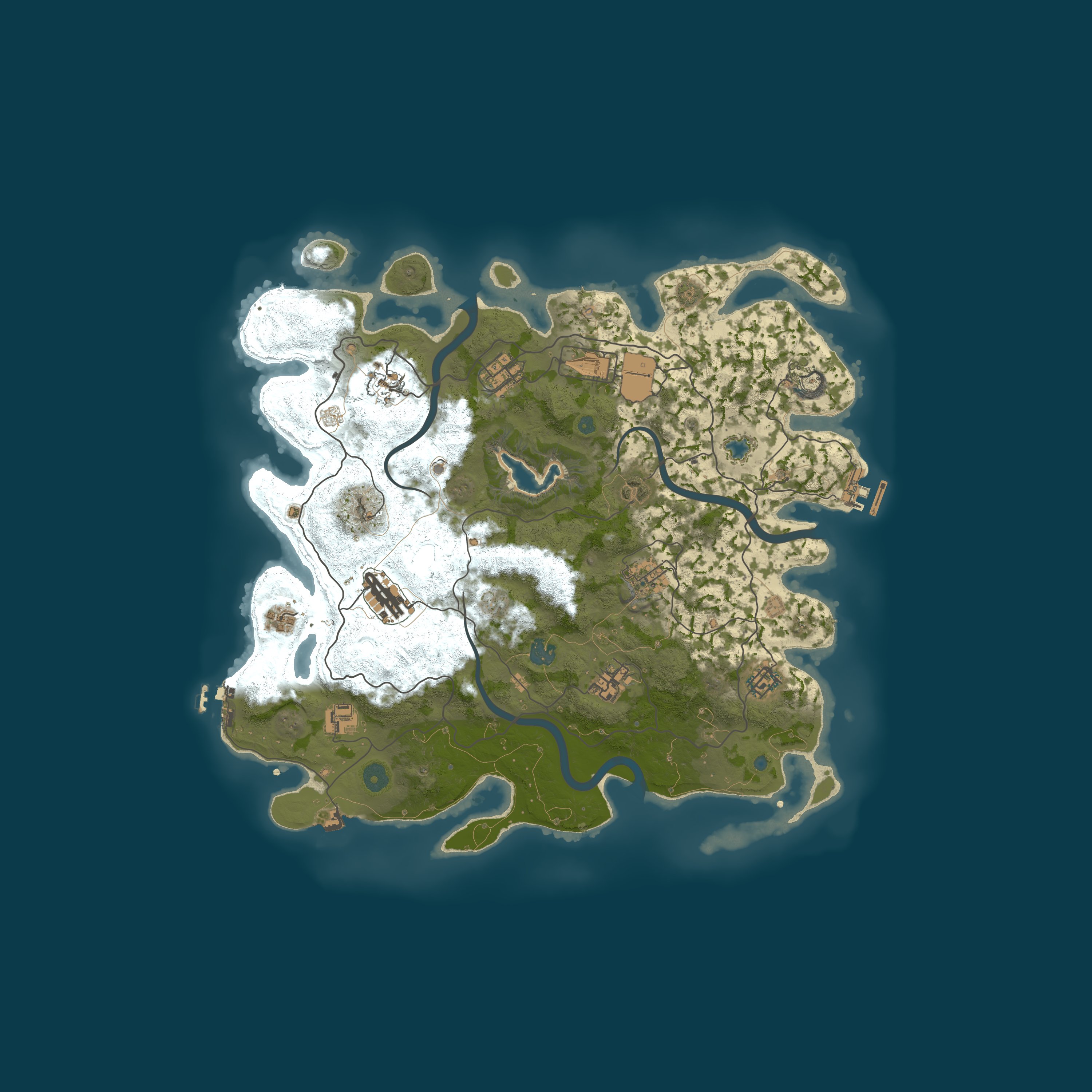 Procedural Map, size 4000, seed 2004539728