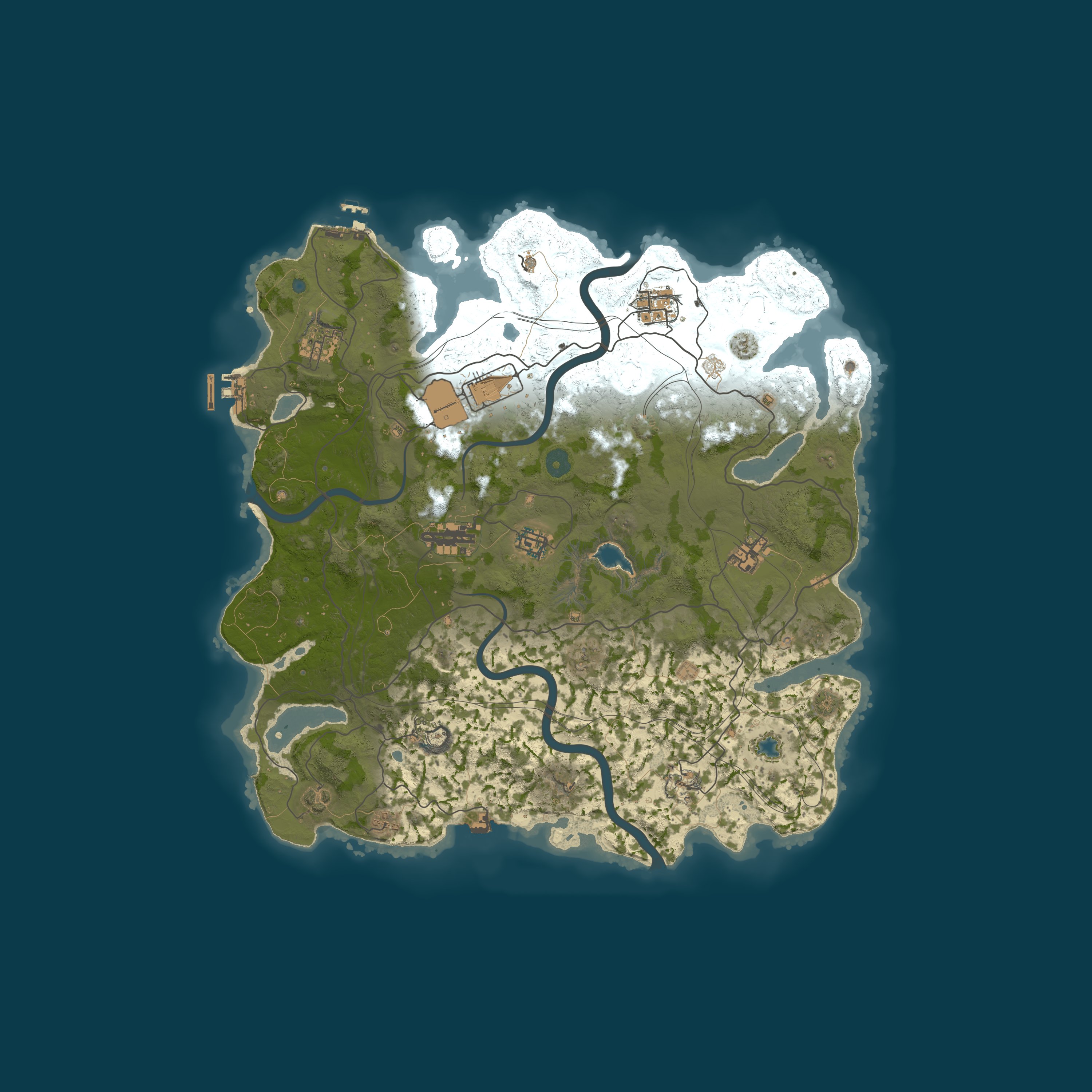 Map for [EU] RustNRelax 3x Solo | Loot+ | No BP Wipes | Wiped 07/05