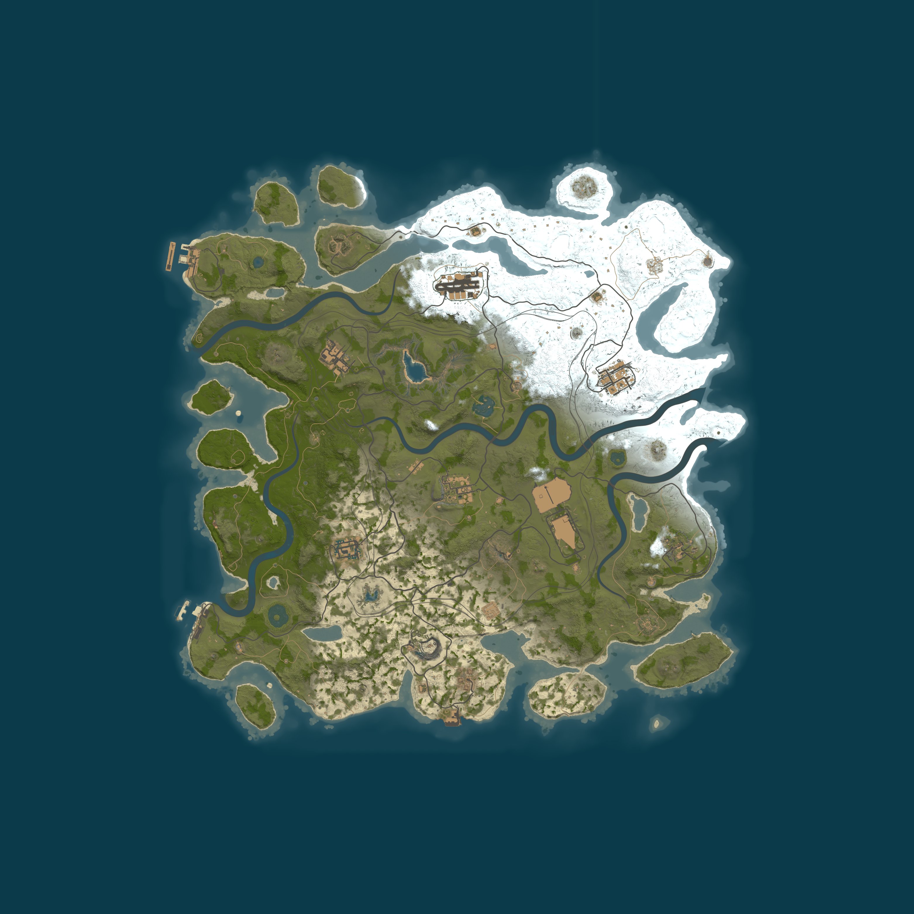 Map for MONTHLY x2 | GGRust #8 | Для новичков 2x