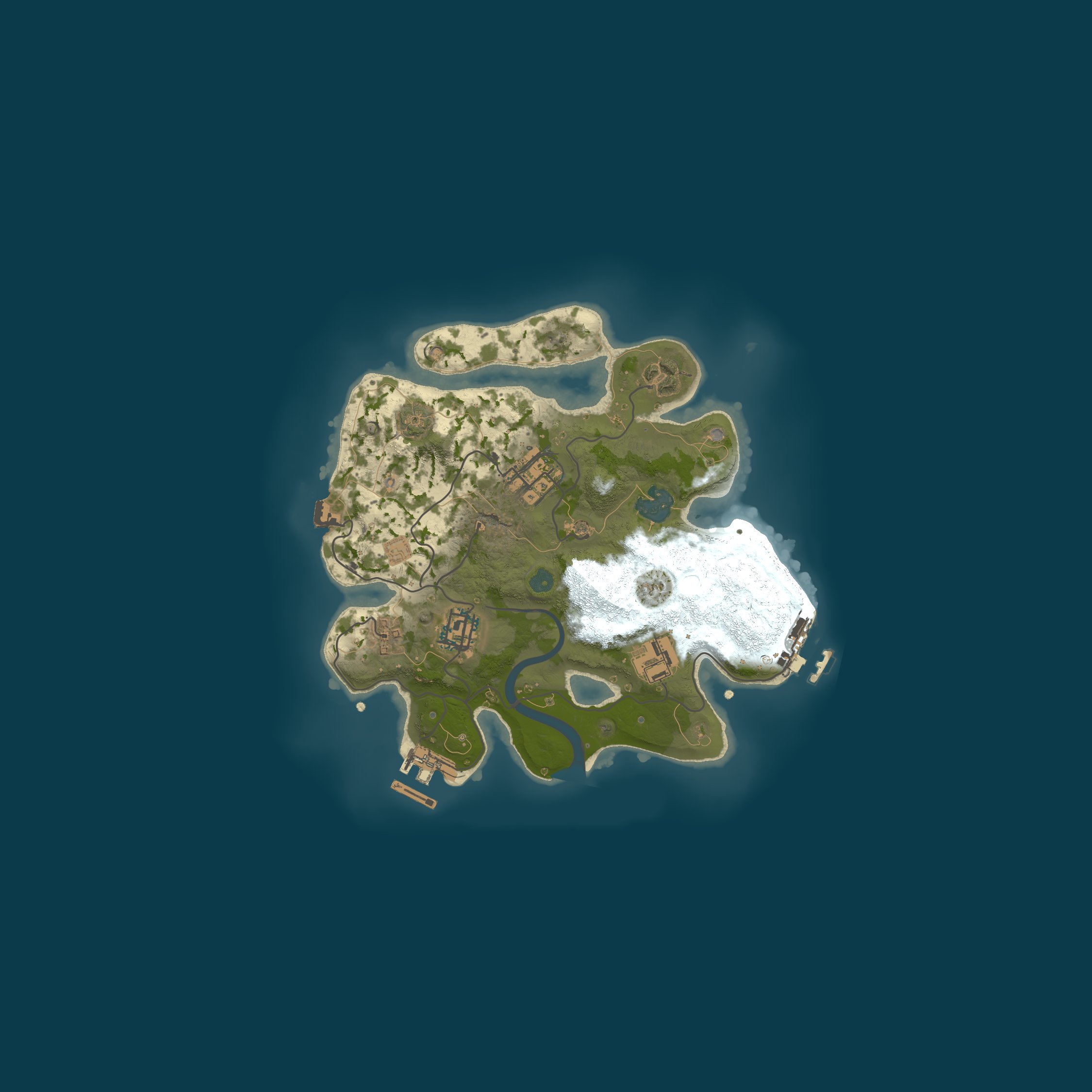 Procedural Map, size 2500, seed 4575464