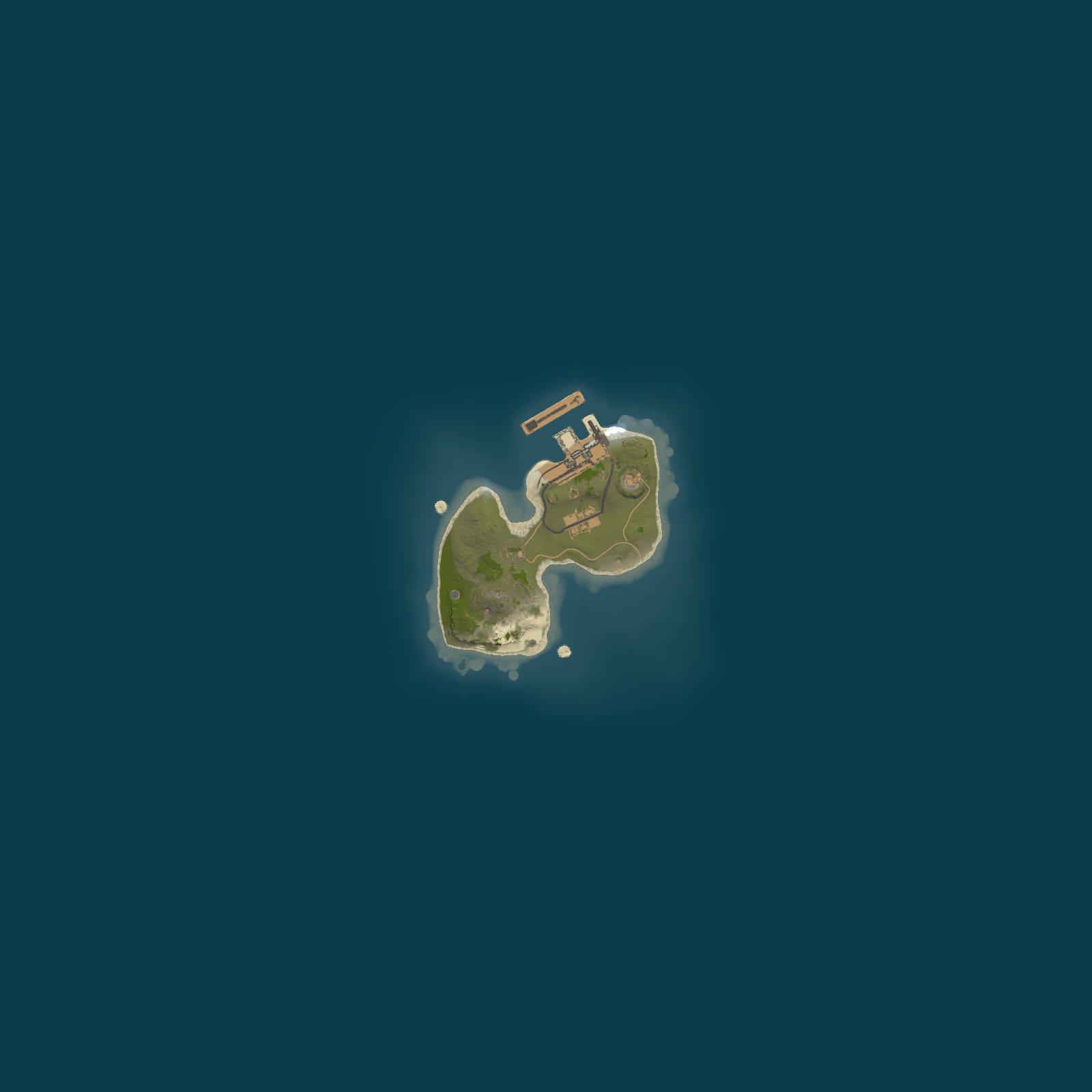 Procedural Map, size 1200, seed 5
