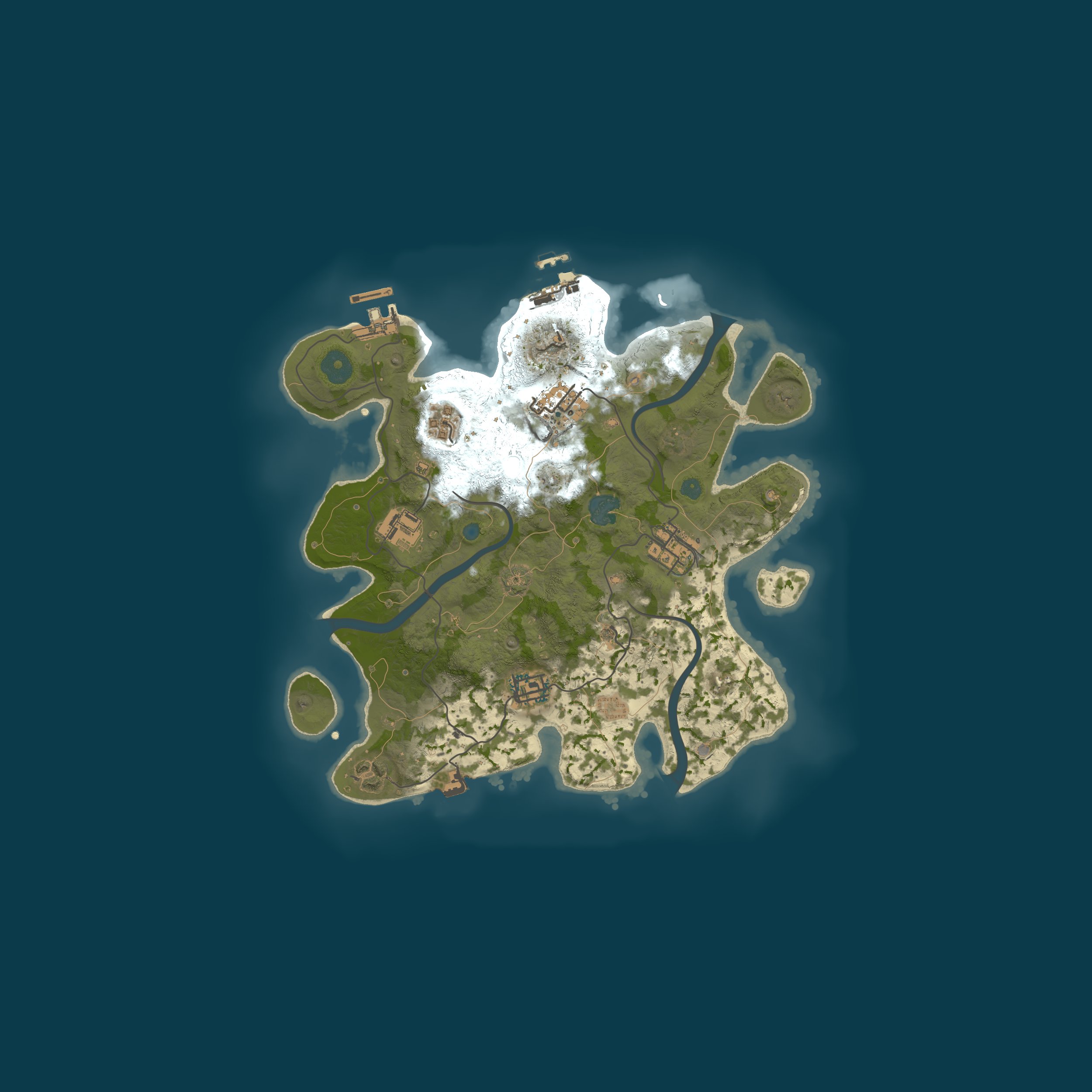 Procedural Map, size 3000, seed 592450663
