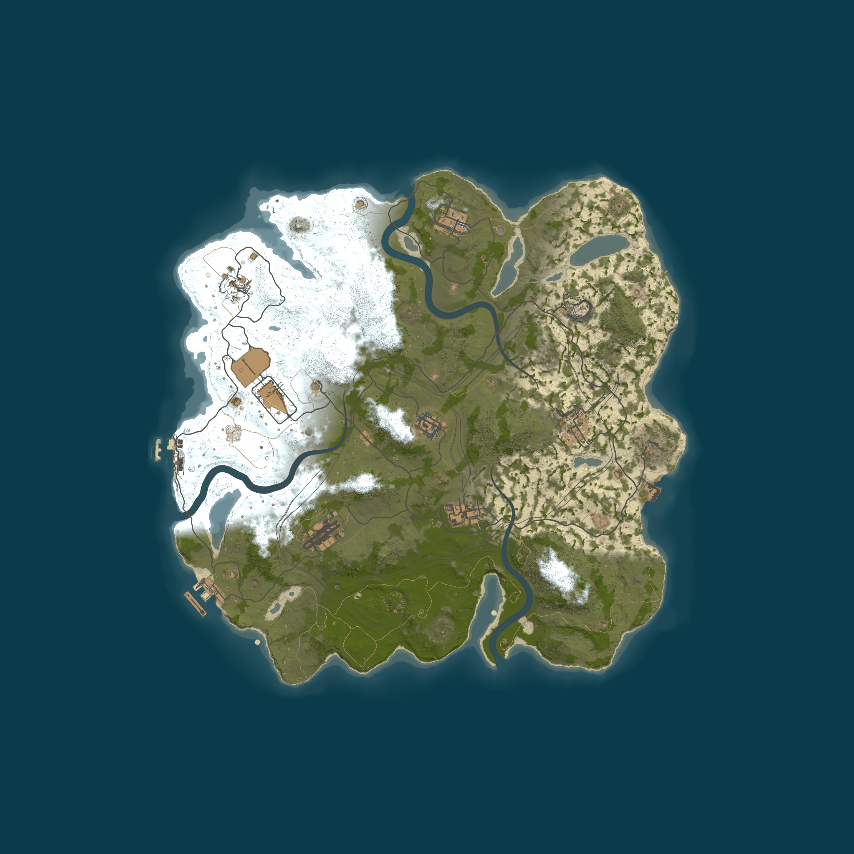 Map for RustLands | Biweekly | Solo/Duo/Trio | No BP Wipe | Active Admi
