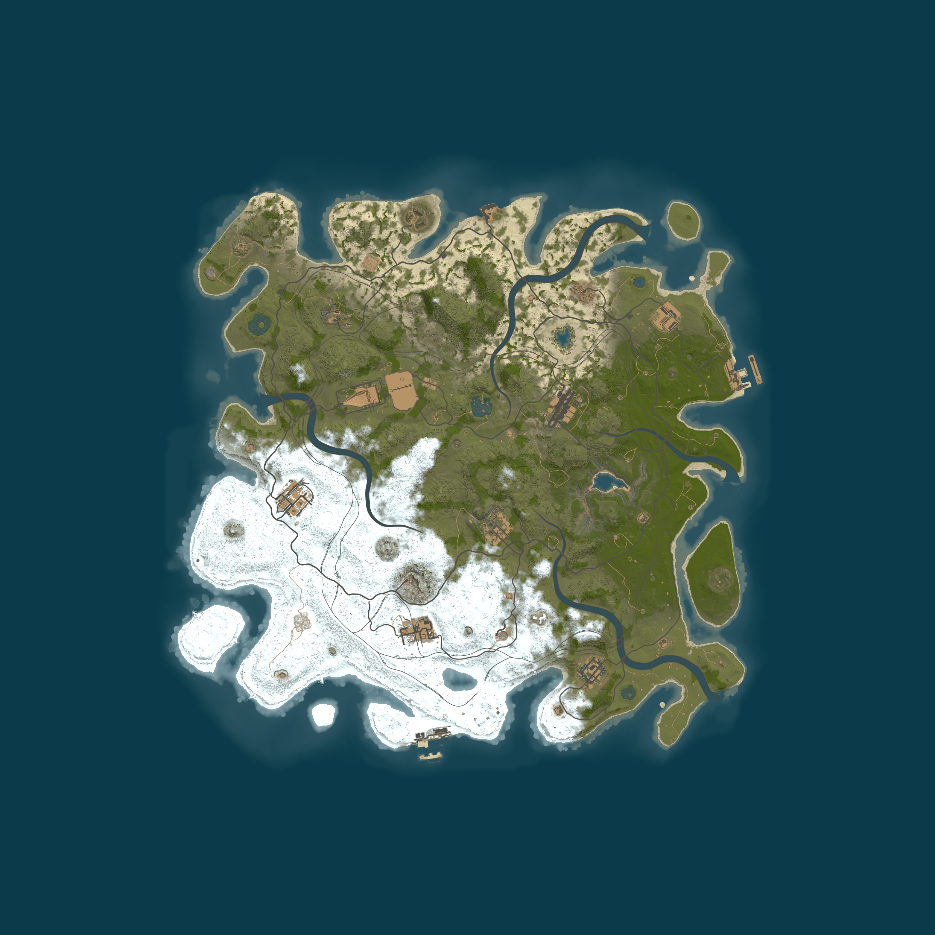 Procedural Map, size 4250, seed 513077852