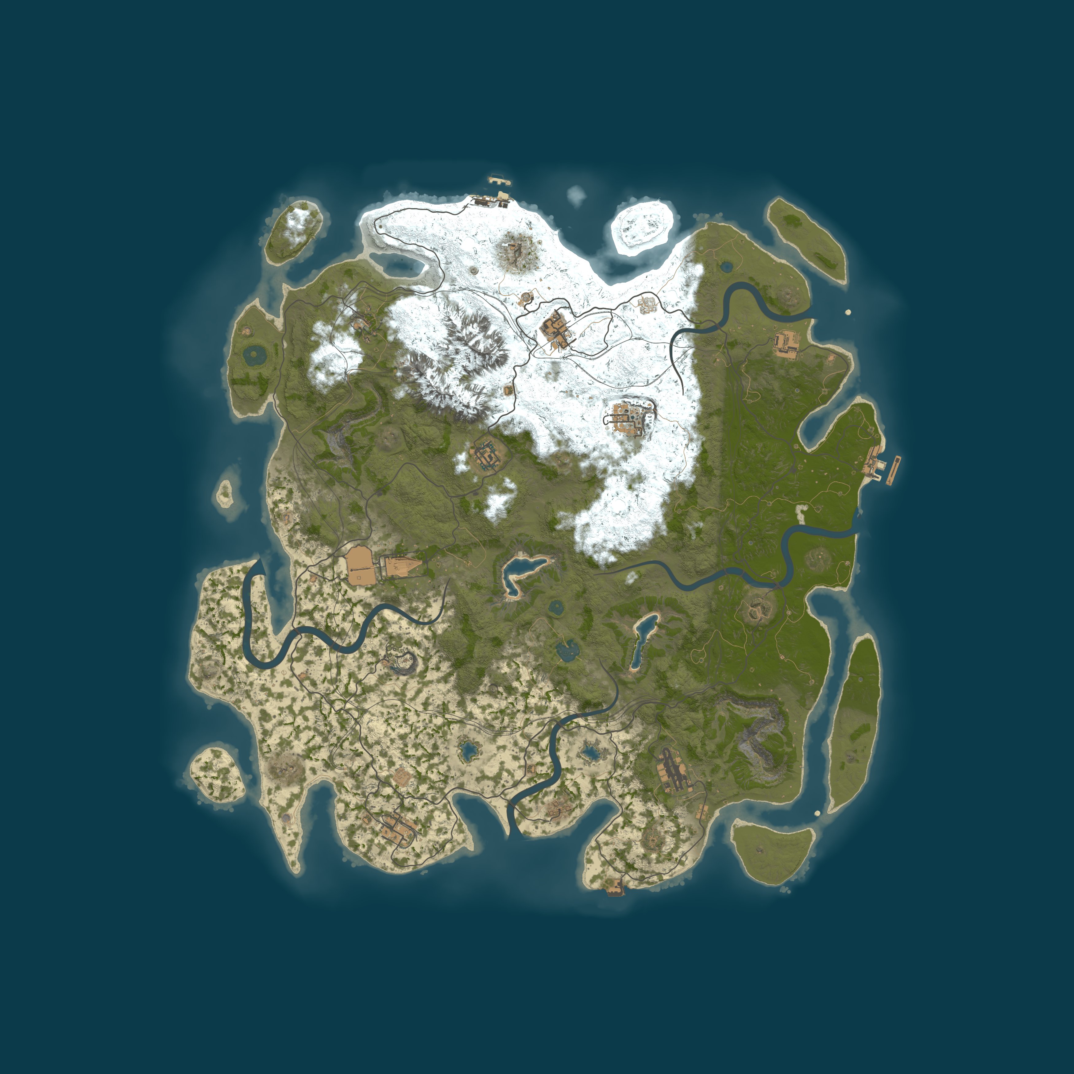 Procedural Map, size 5000, seed 24315854