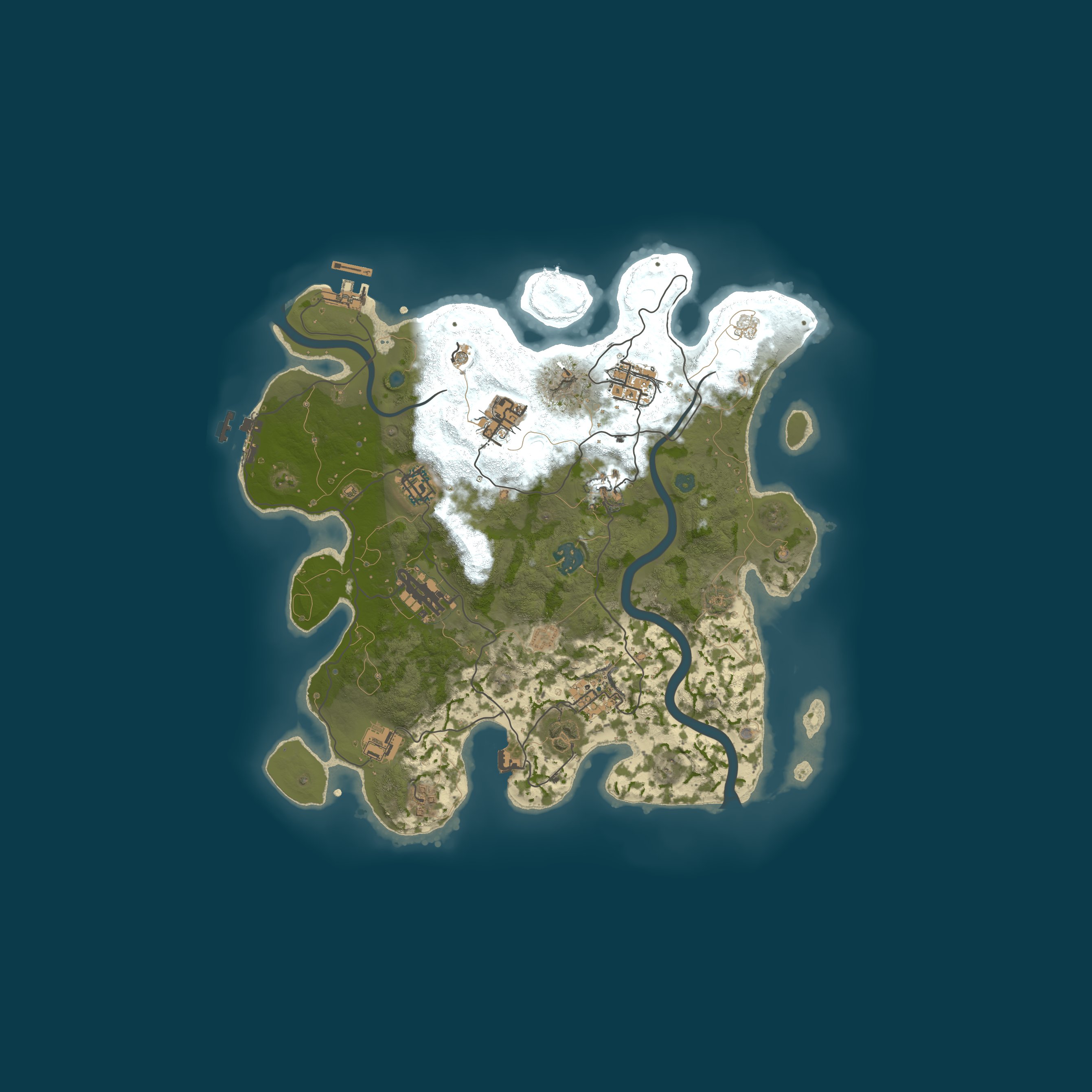 Rust map 3364/1