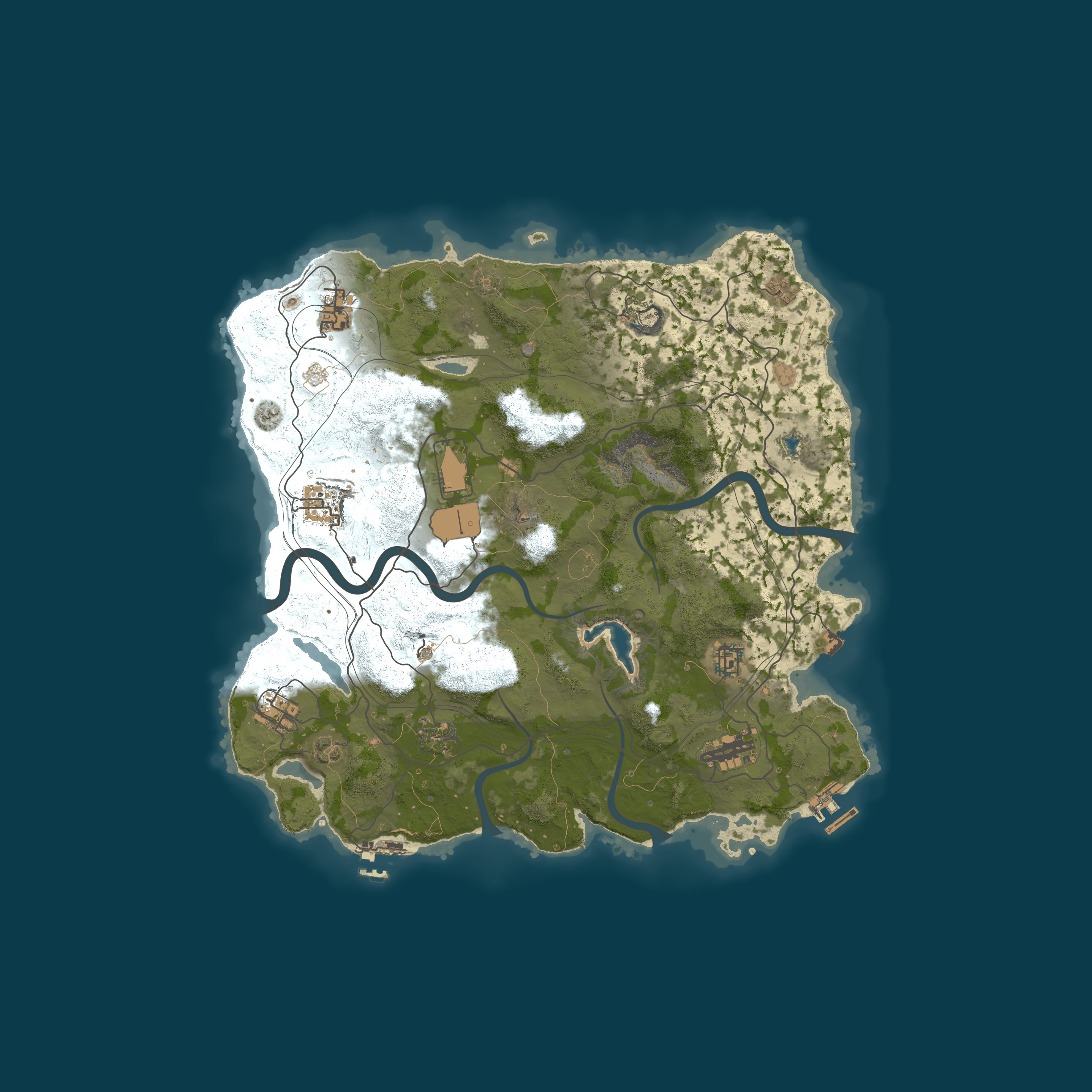 Карта сервера