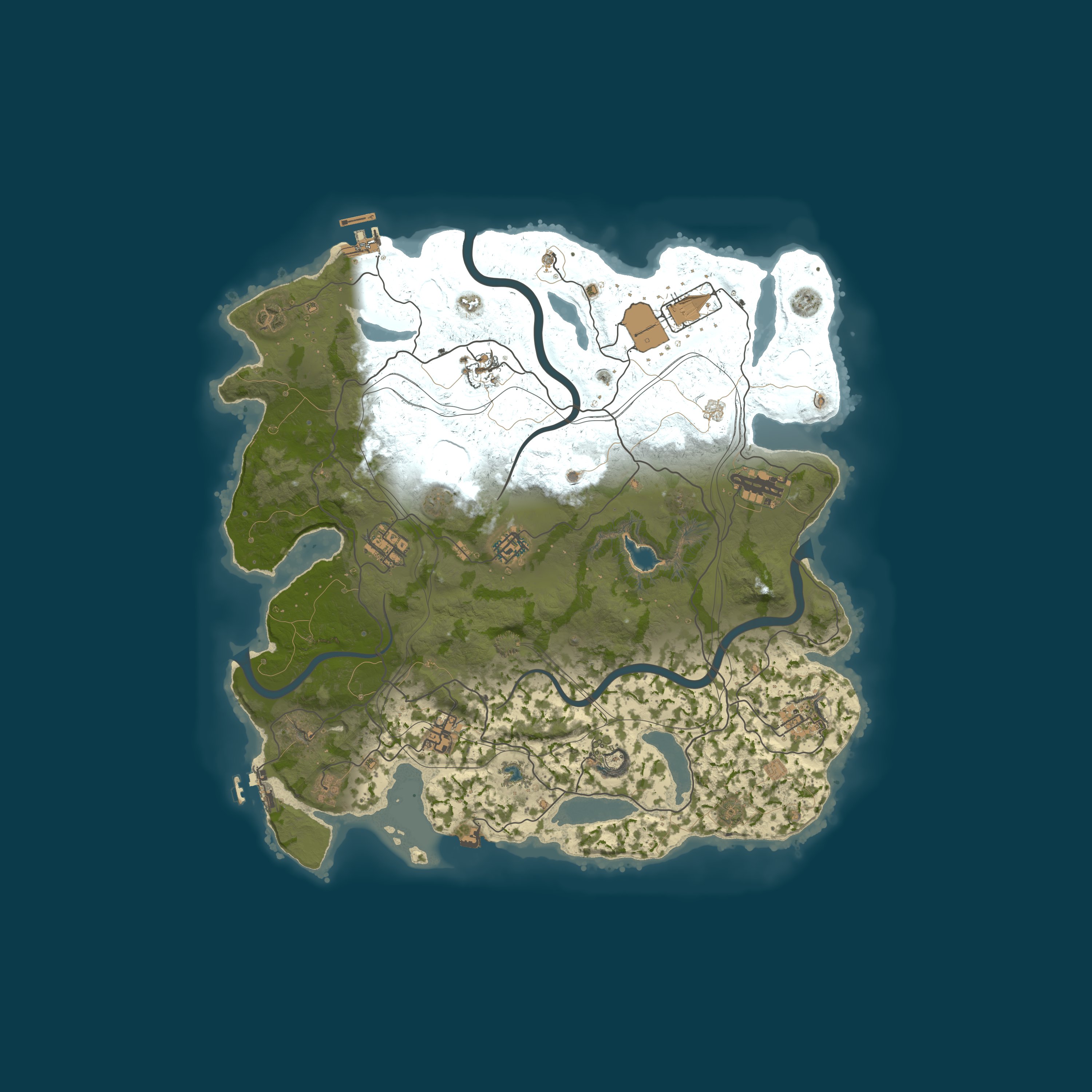 Map for Atlas - US 2X Monthly Solo/Duo/Trio/Quad | Vanilla+ | No BP Wip