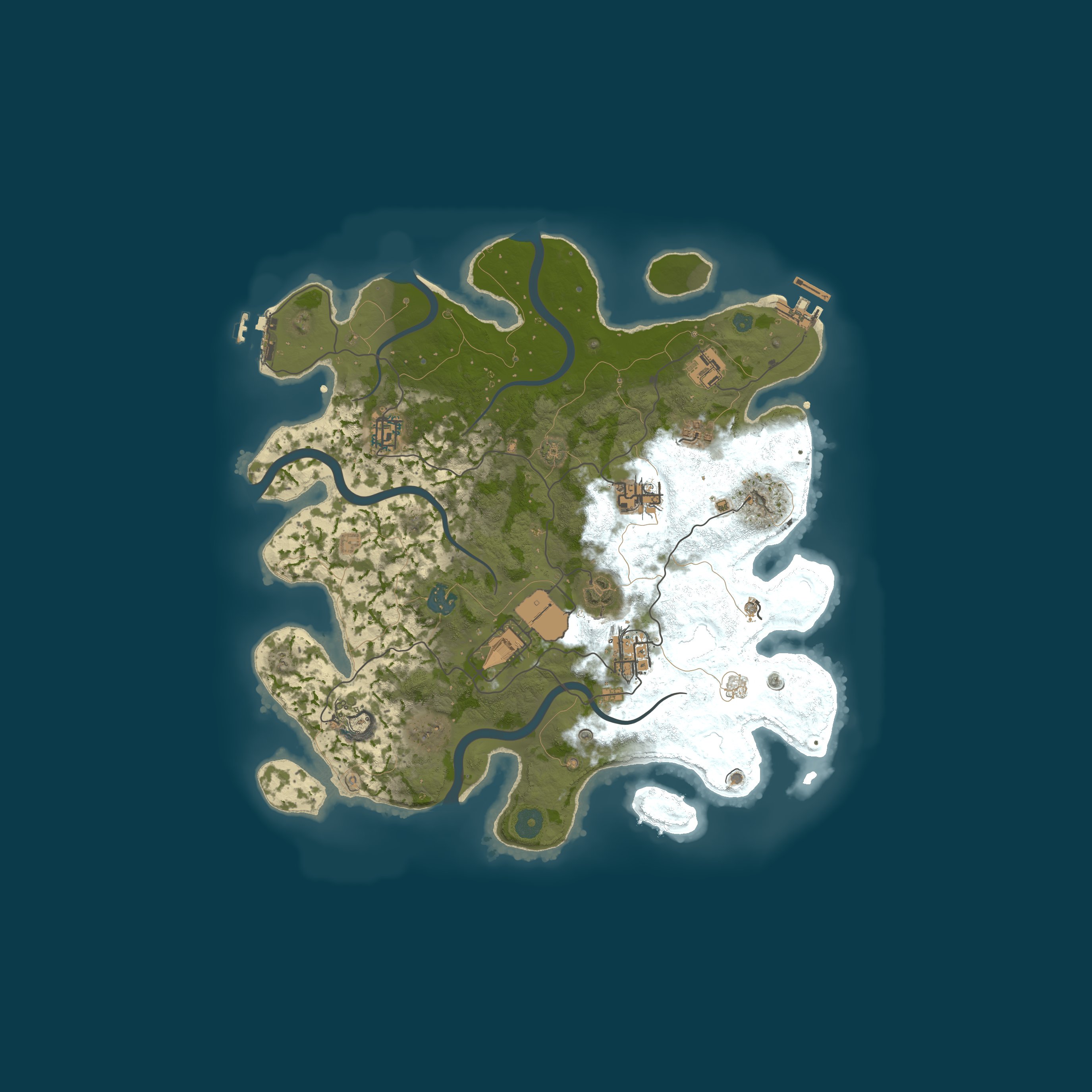 Map for [SEA]BRUNEI/MALAYSIA/INDONESIA | Rust Battleground | Biweekly|V