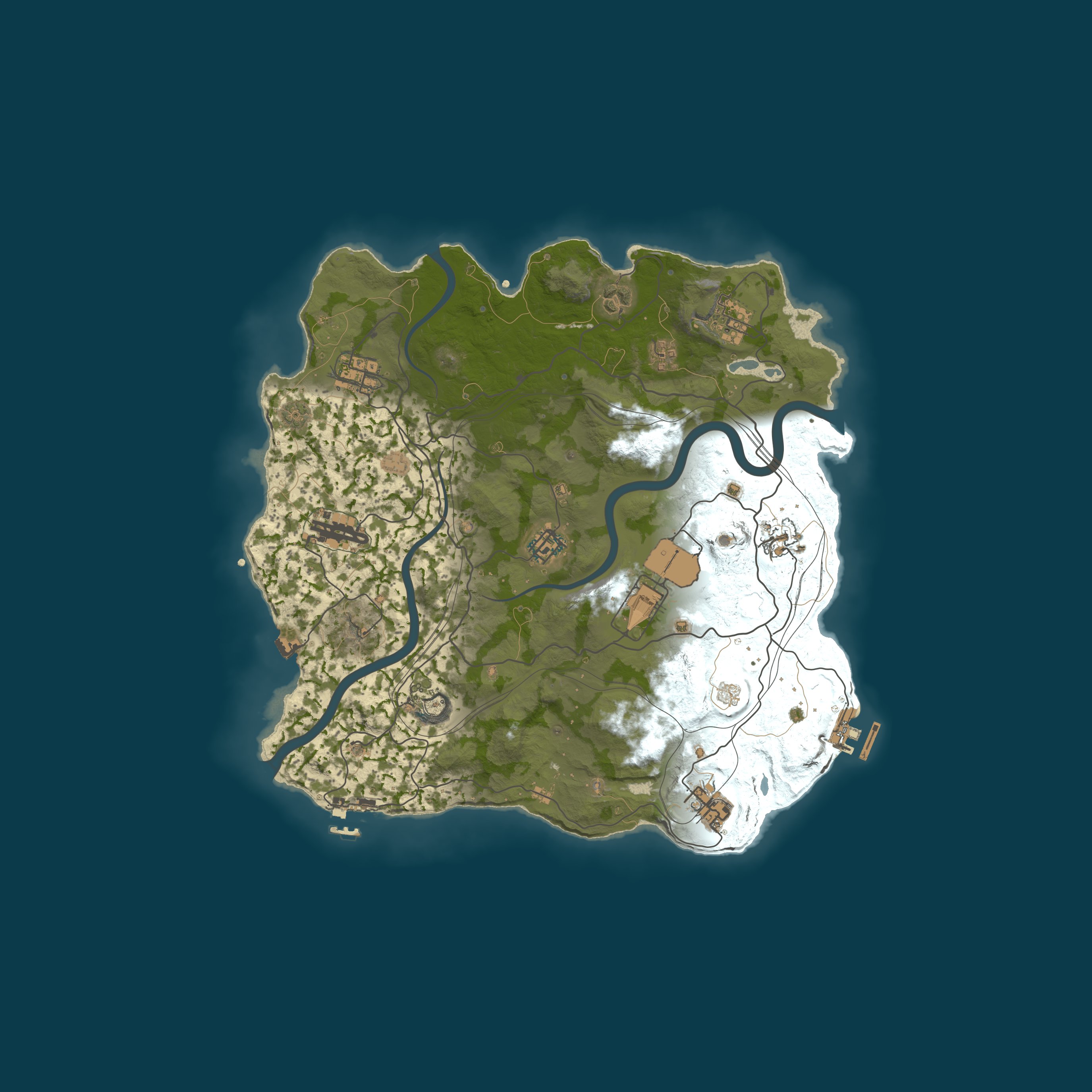 Map for RUSTDEFT | Solo Duo | Türkiye YeniOyuncu #Best #NoCliff