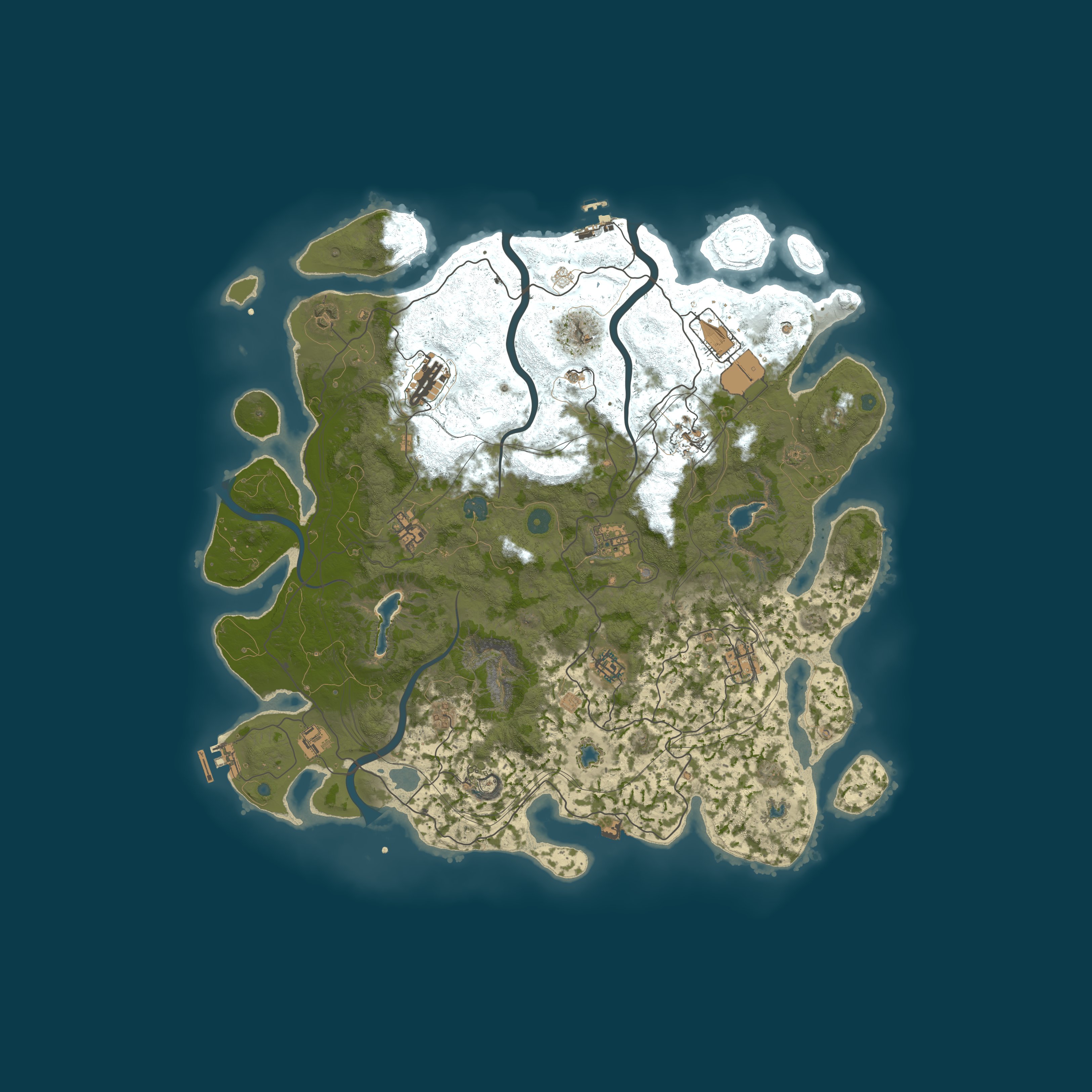 Map for ДЛЯ НОВИЧКОВ | БЕЗ ДОНАТА | KALASHNIKOVRUST