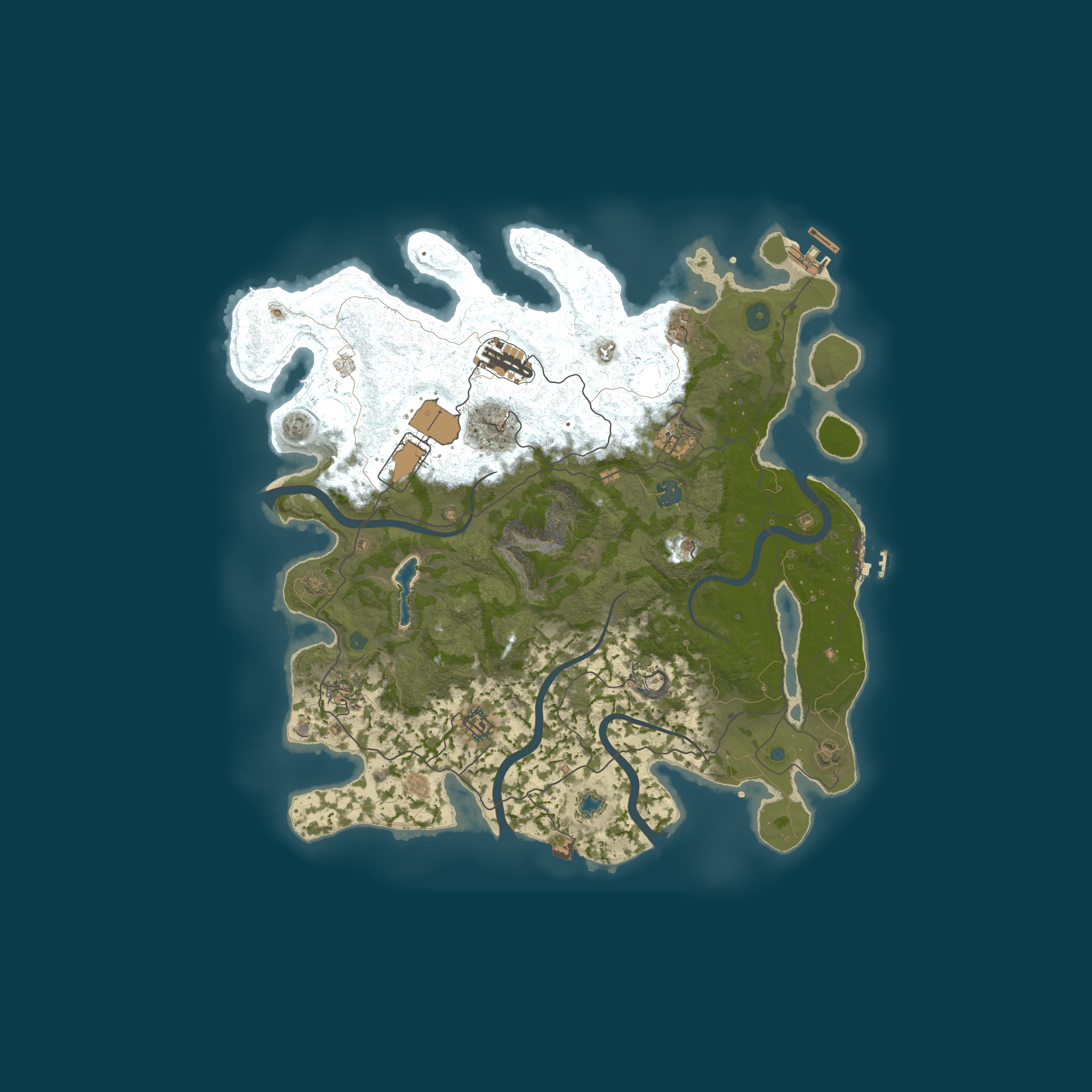 Map for BoxcarGamers | Monthly | Softcore | 50% Upkeep, Raid Window