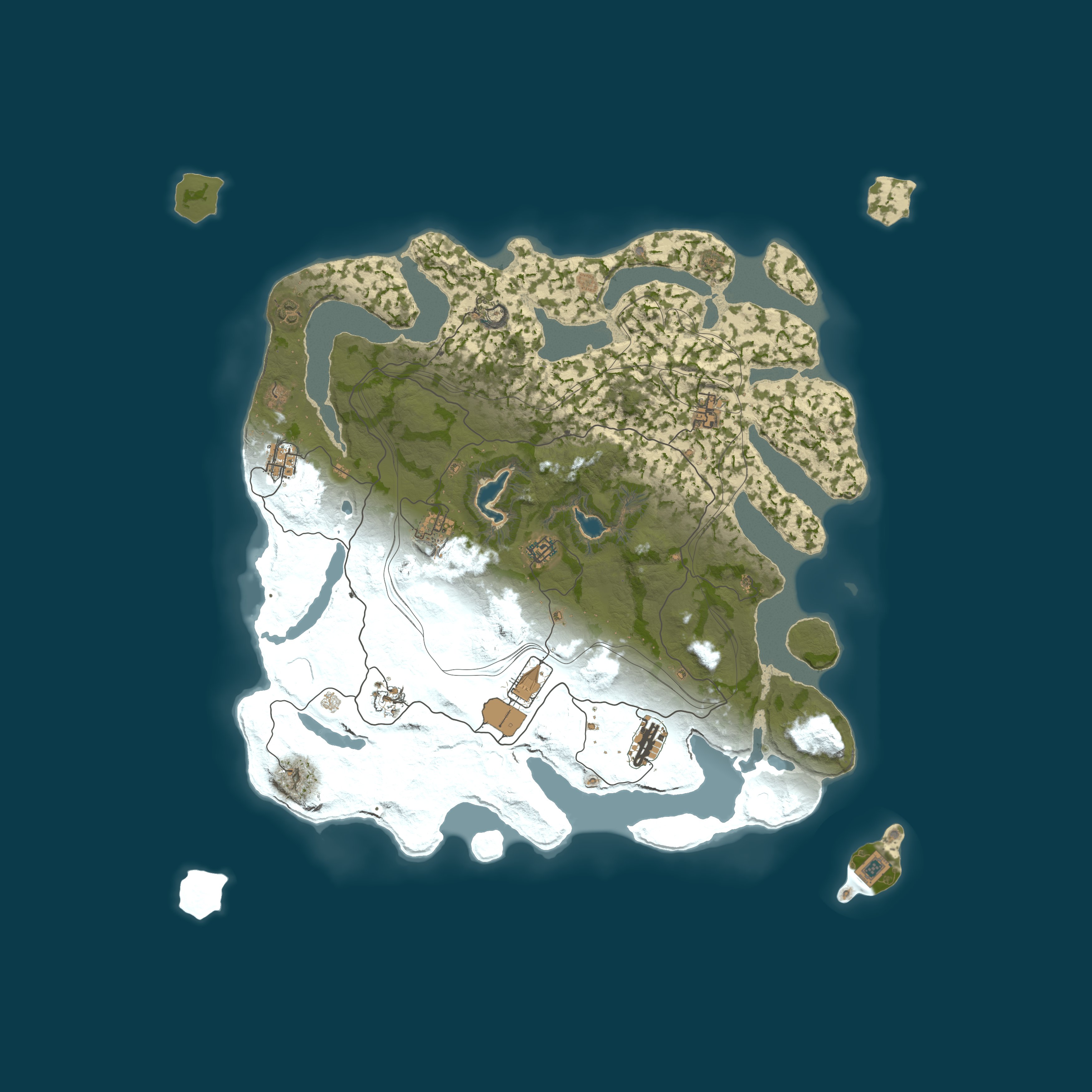 Map for Atlas - EU 5x | No BPs | Kits