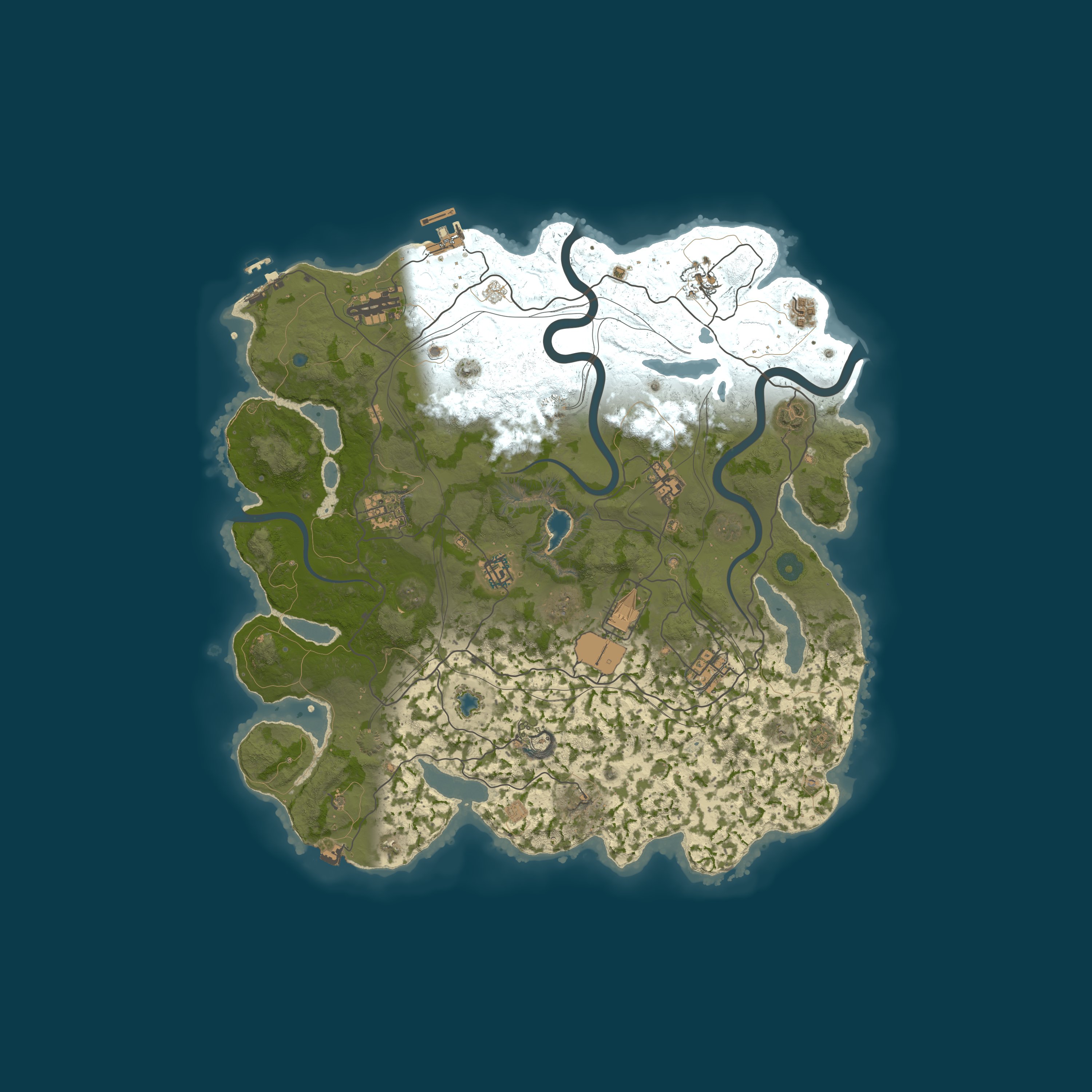 Map for [EU] RustNRelax 3x Solo/Duo | Loot+ | No BP Wipes | Wiped 07/05