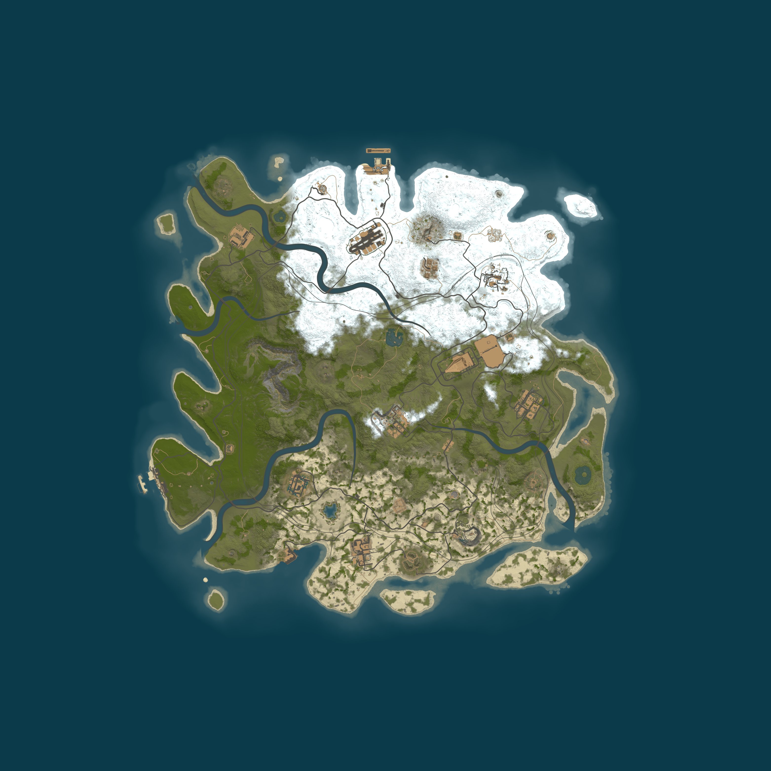 Map for Рубеж X500 | PvE | NPC+ | RP| Квесты