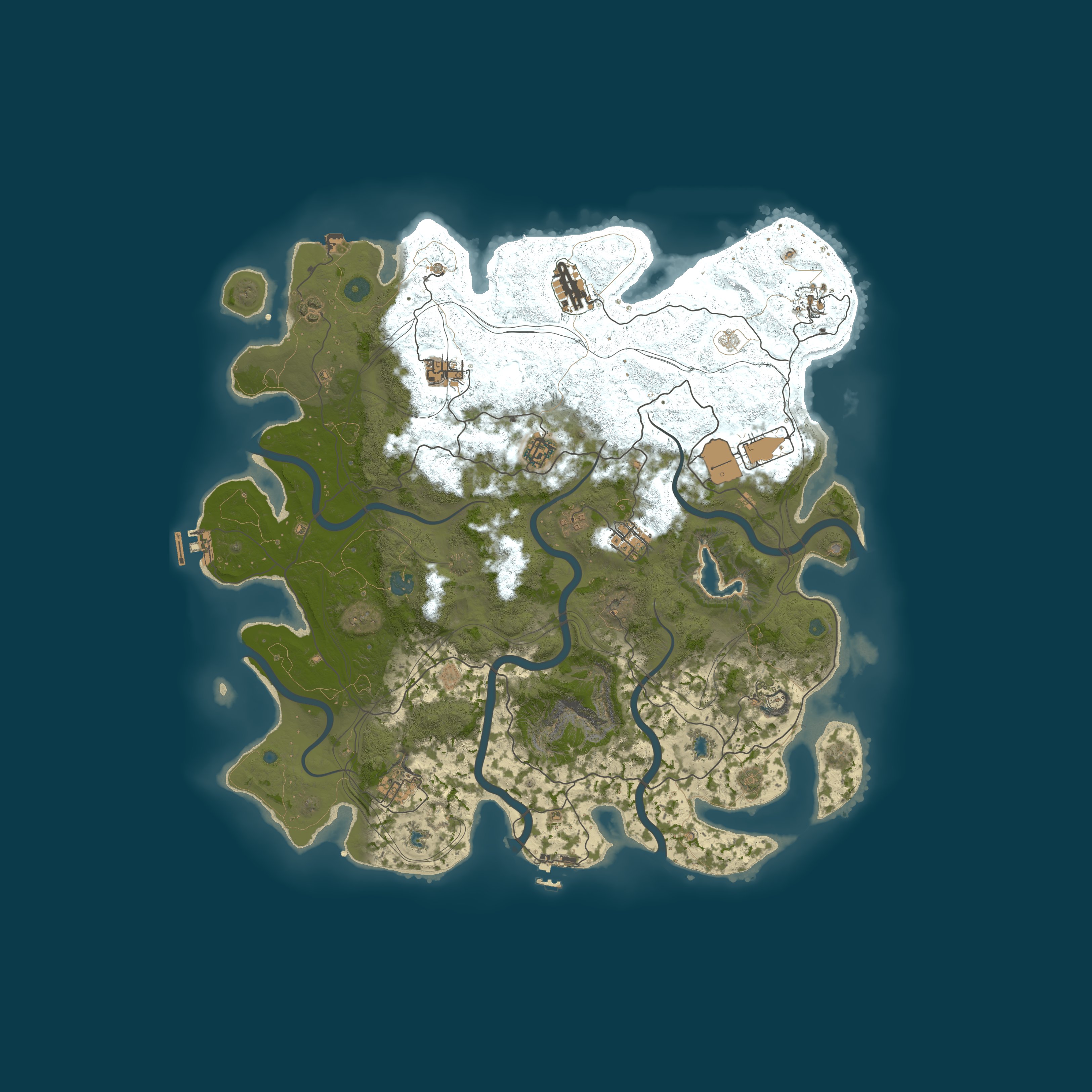 Map for RUST.LV - Weekly | Vanilla