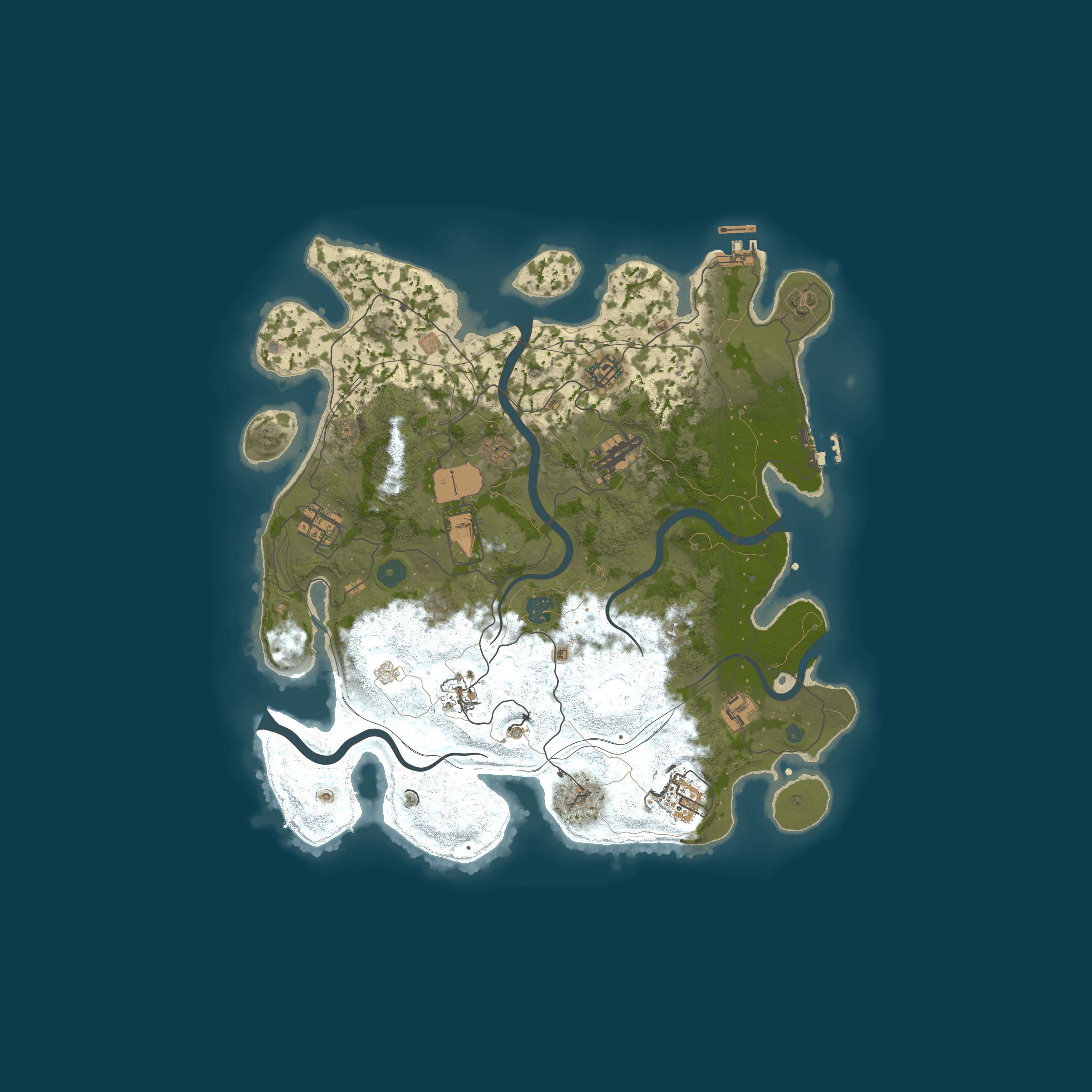 Custom Map, size 3800, seed 1423039653