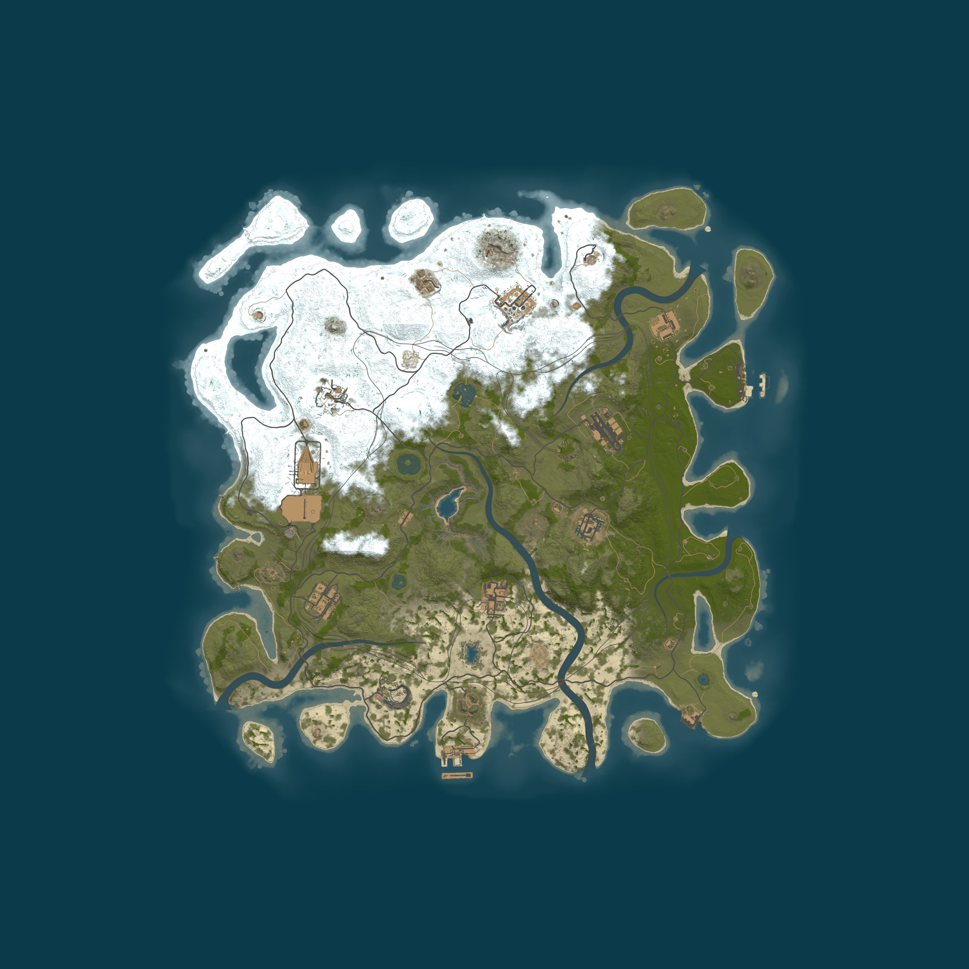 Map for Bot Wars Redux PVE 5X
