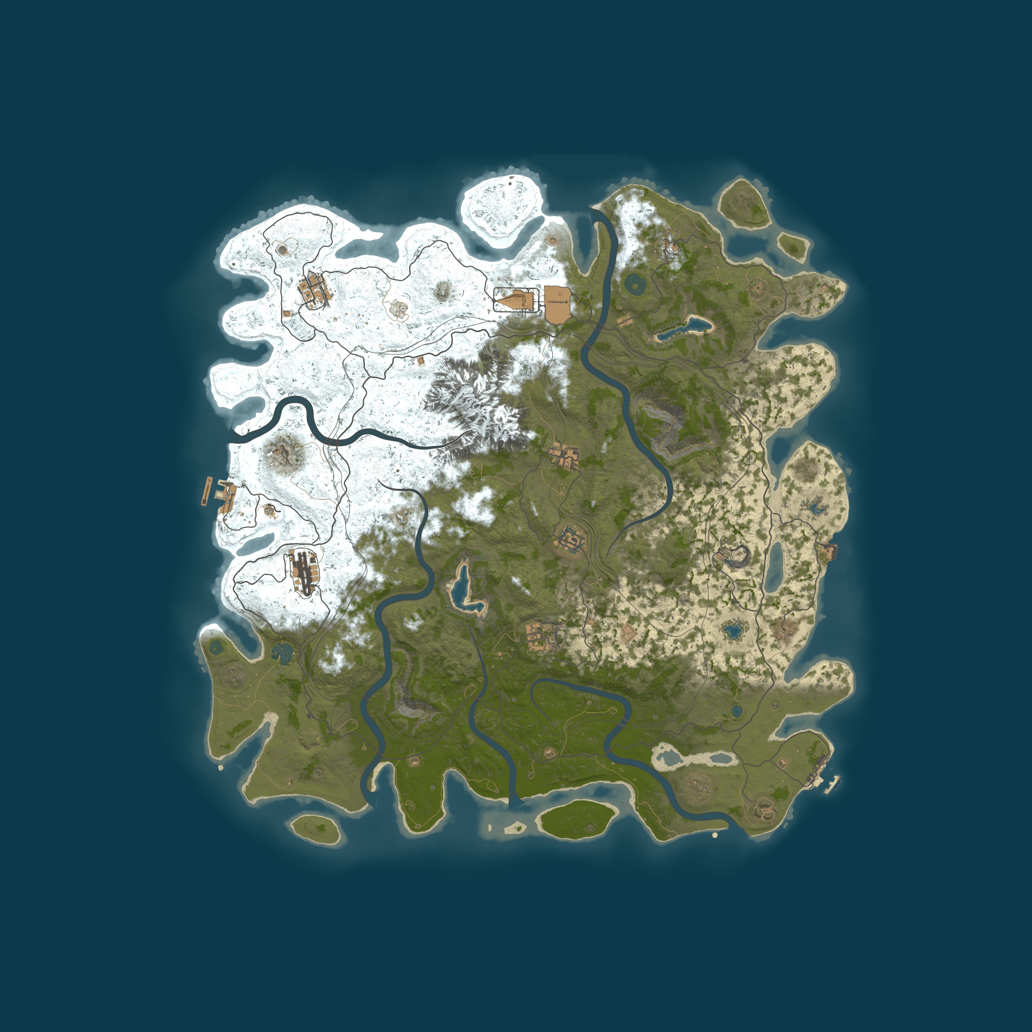Map for JPN Rust Sever PvE