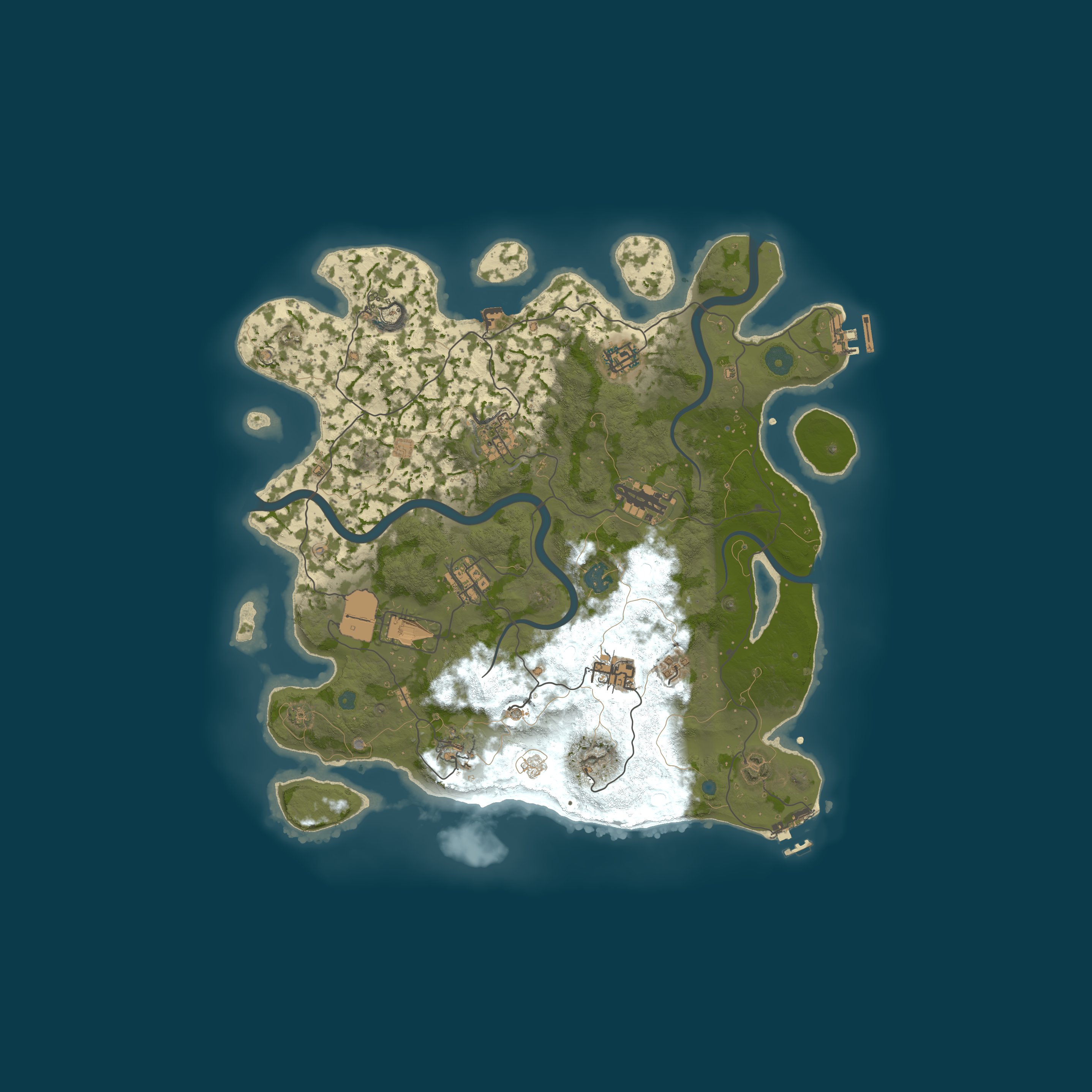 Map for 【死亡谷】2倍|三人|萌新|无权|无商城|5.29新开