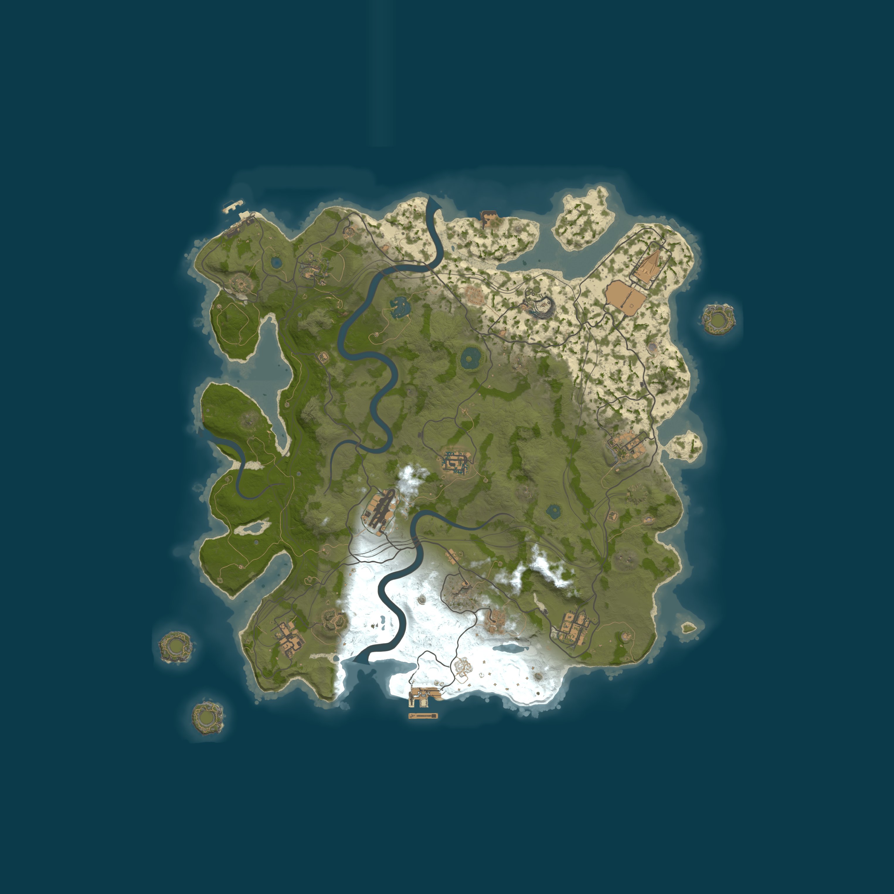 Map for SickNation|PvEvP|Skills|RaidableBases|Events|Monthly|Wiped Jul 