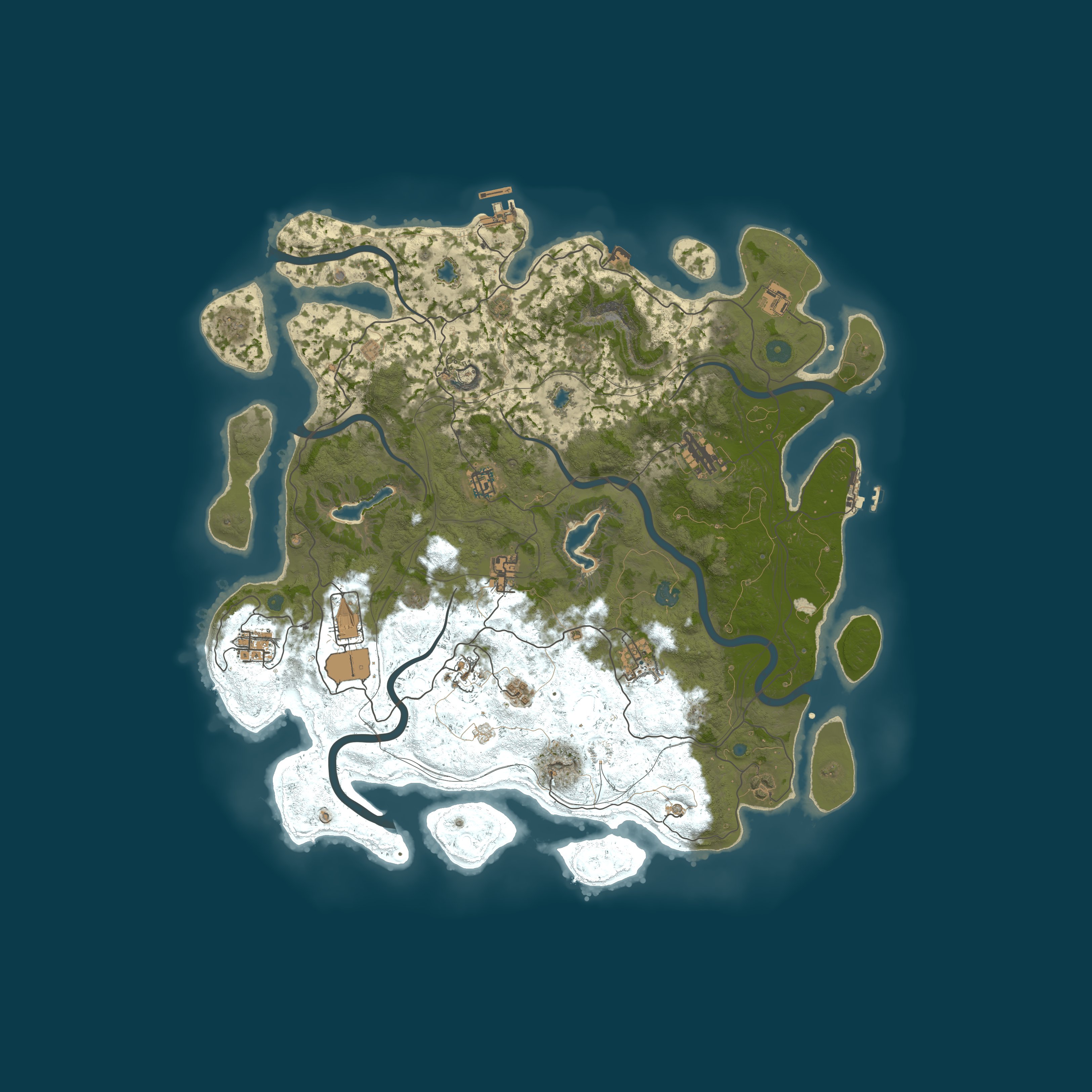 Procedural Map, size 4500, seed 1443984327