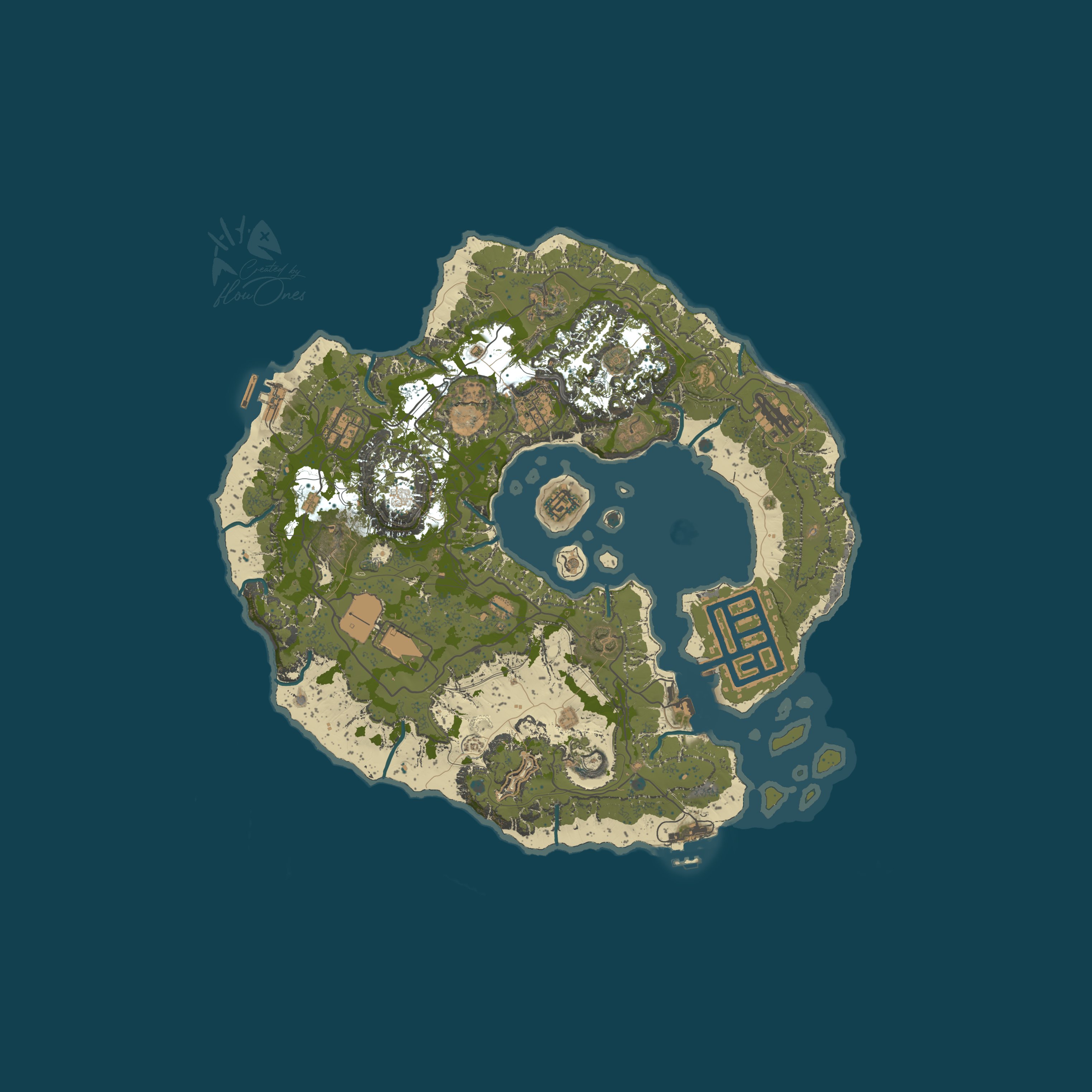 Map for Pop_Rust_PVE