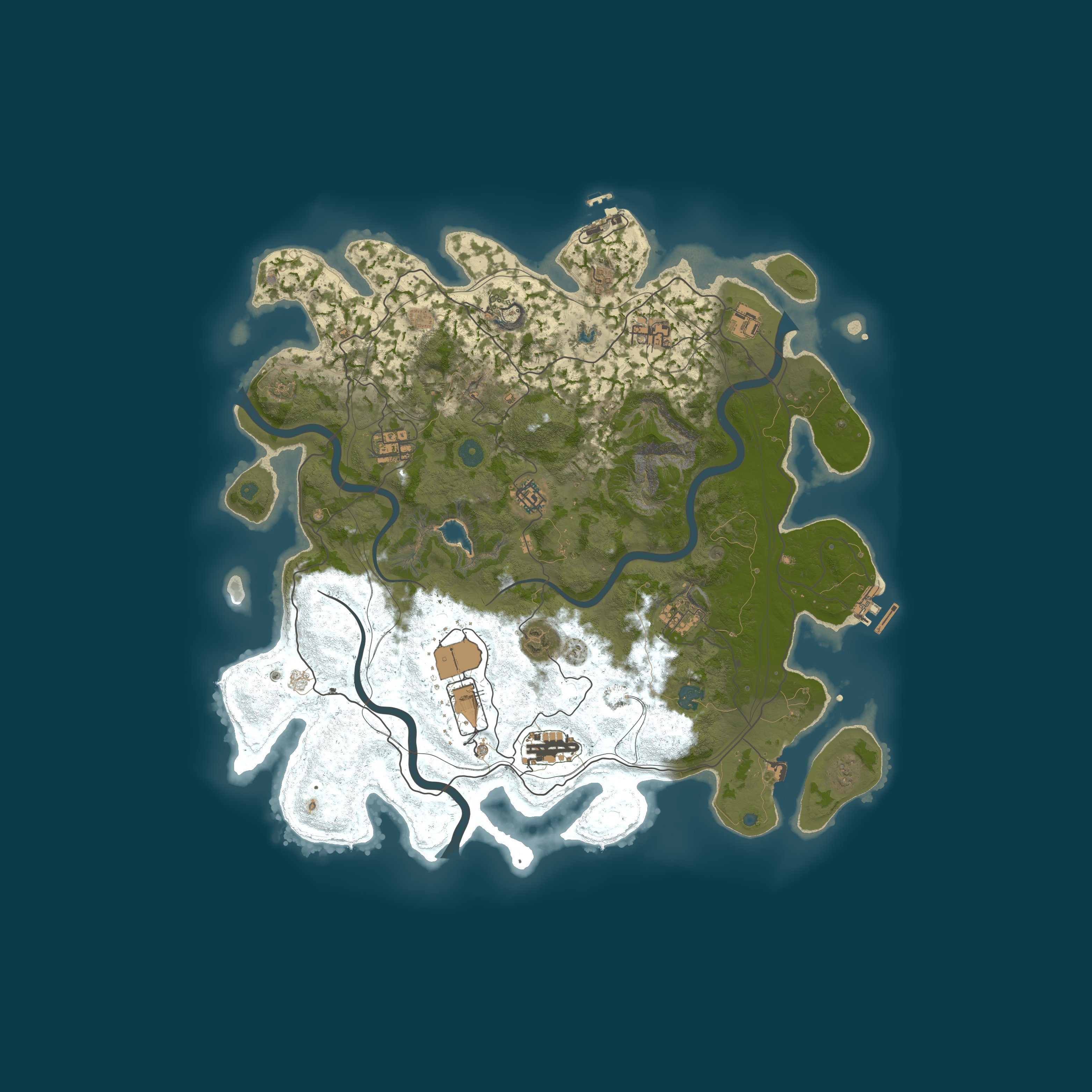 Map for RUST FUNs x50-x100 LOOT+ ДЛЯ НОВИЧКОВ