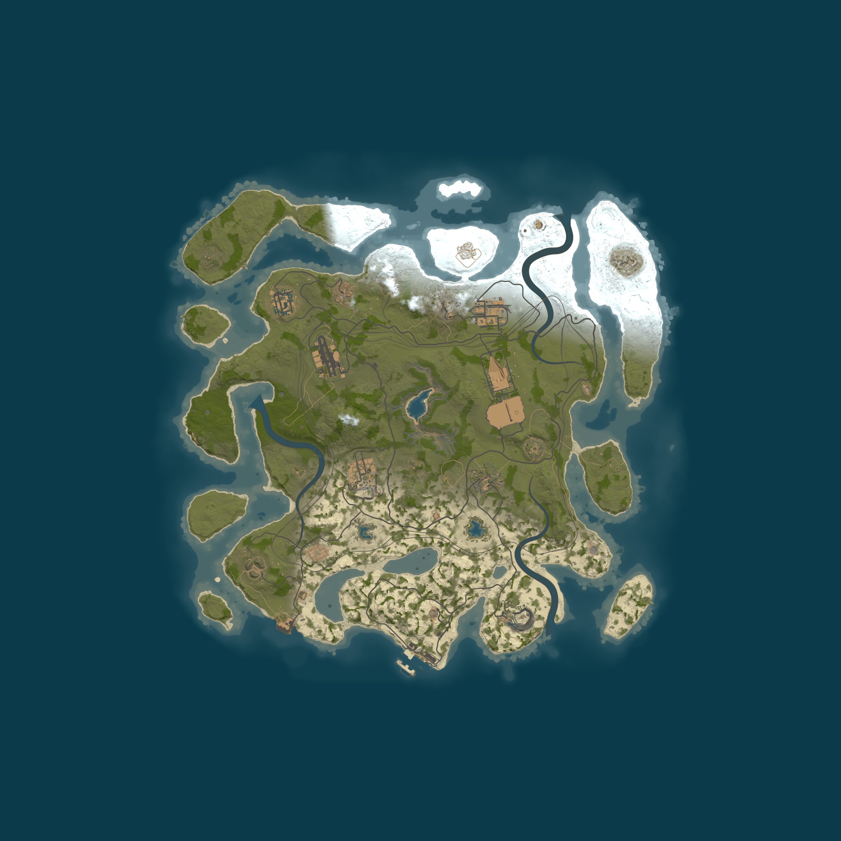 Map for WORKERS.GG US 5X Solo/Duo/Trio