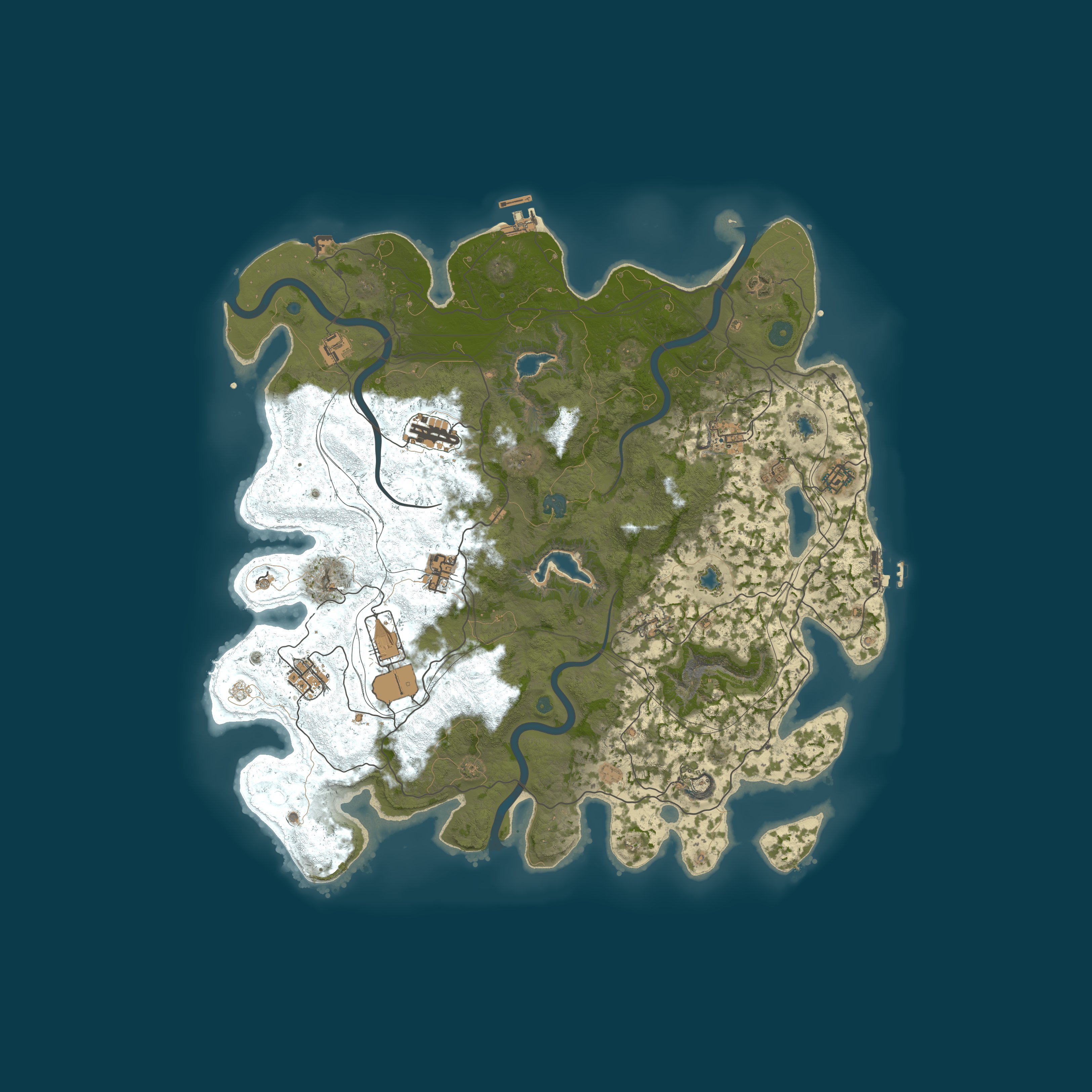 Procedural Map, size 4500, seed 449329265