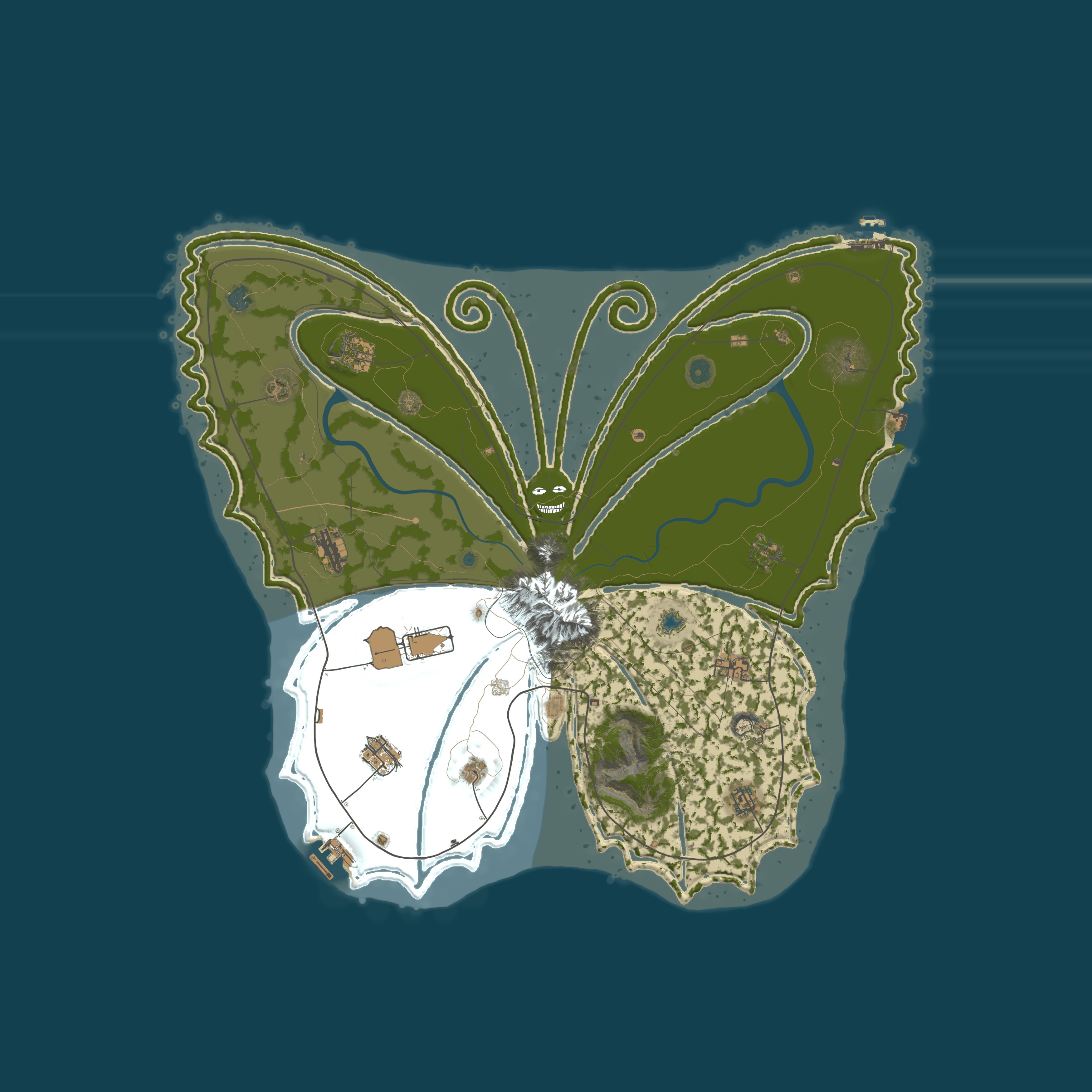 Карта сервера