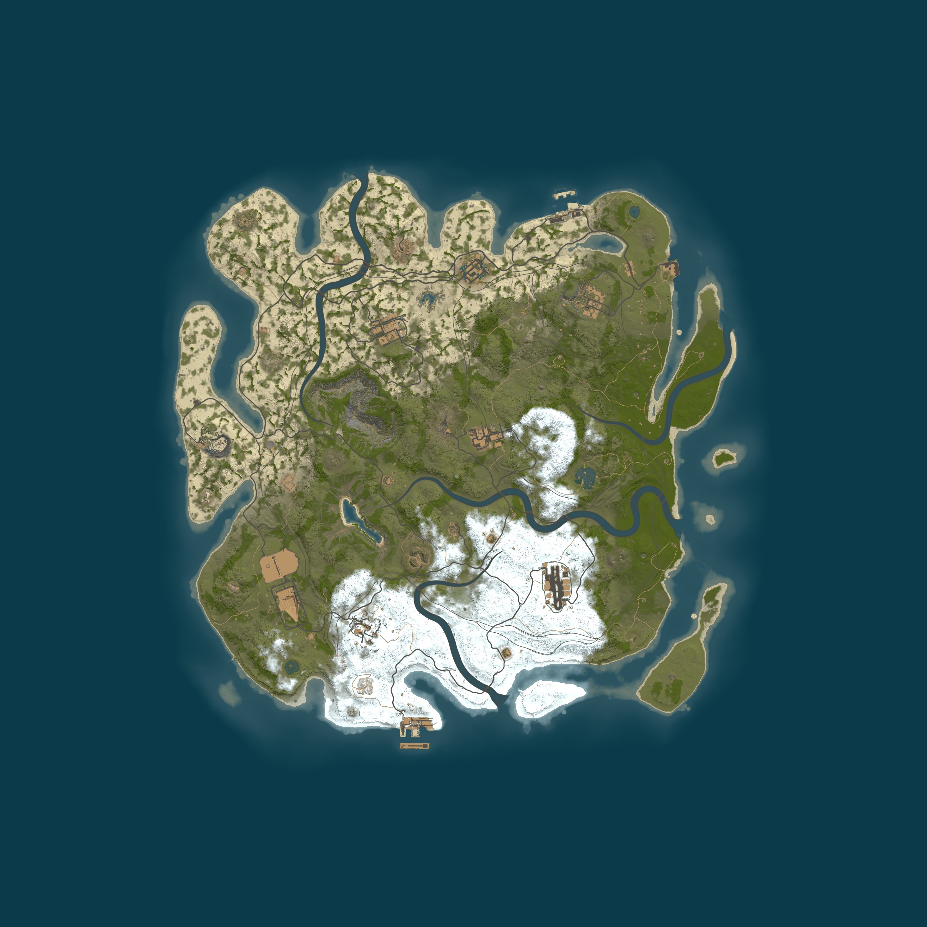 Map for BACKWOOD BANDIT PVP SOLO/DUO/TRO