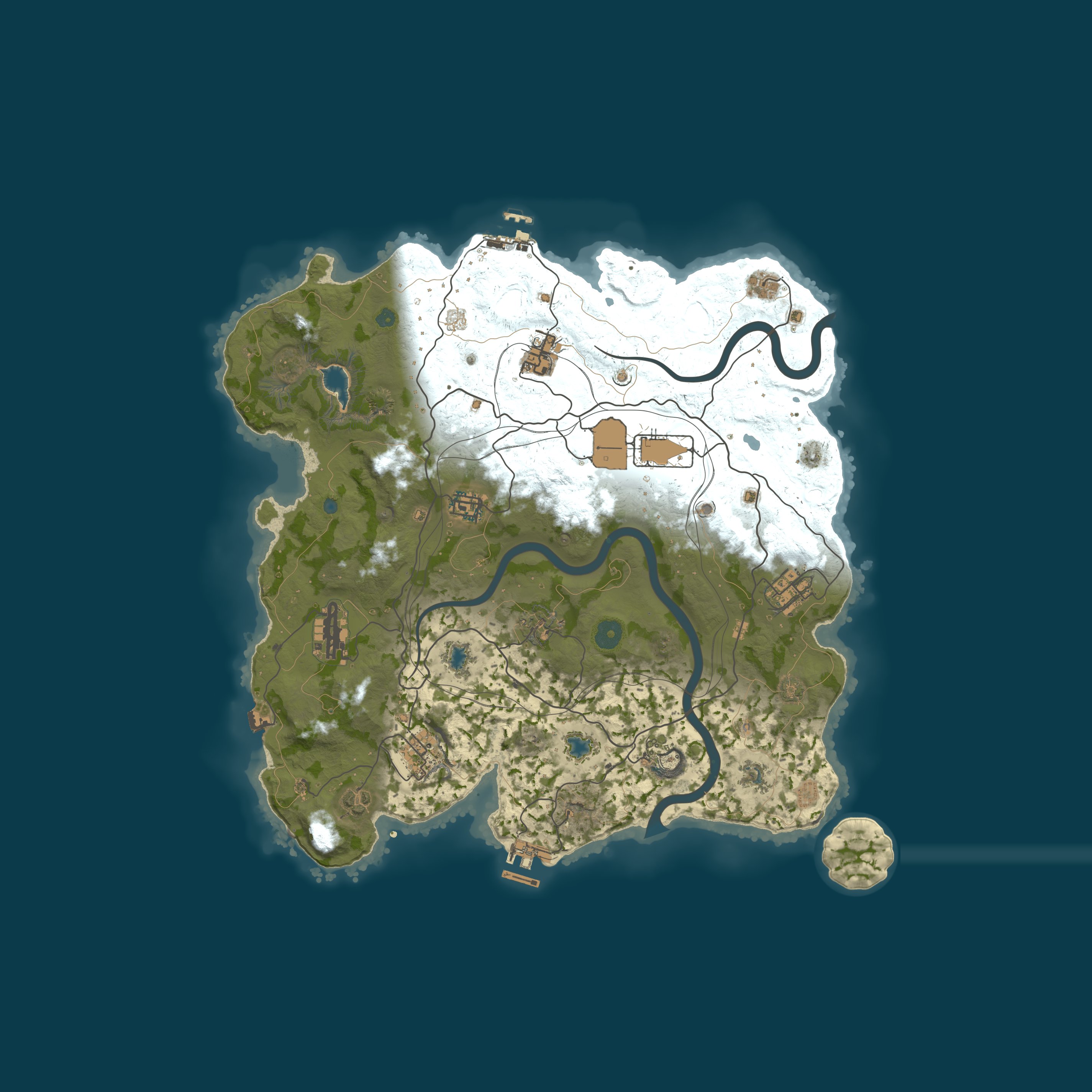 Map for ROSERUST.RU #1 - X5/X10 [CLANS, NOLIMIT, LOOT+, FPS+]  03.07