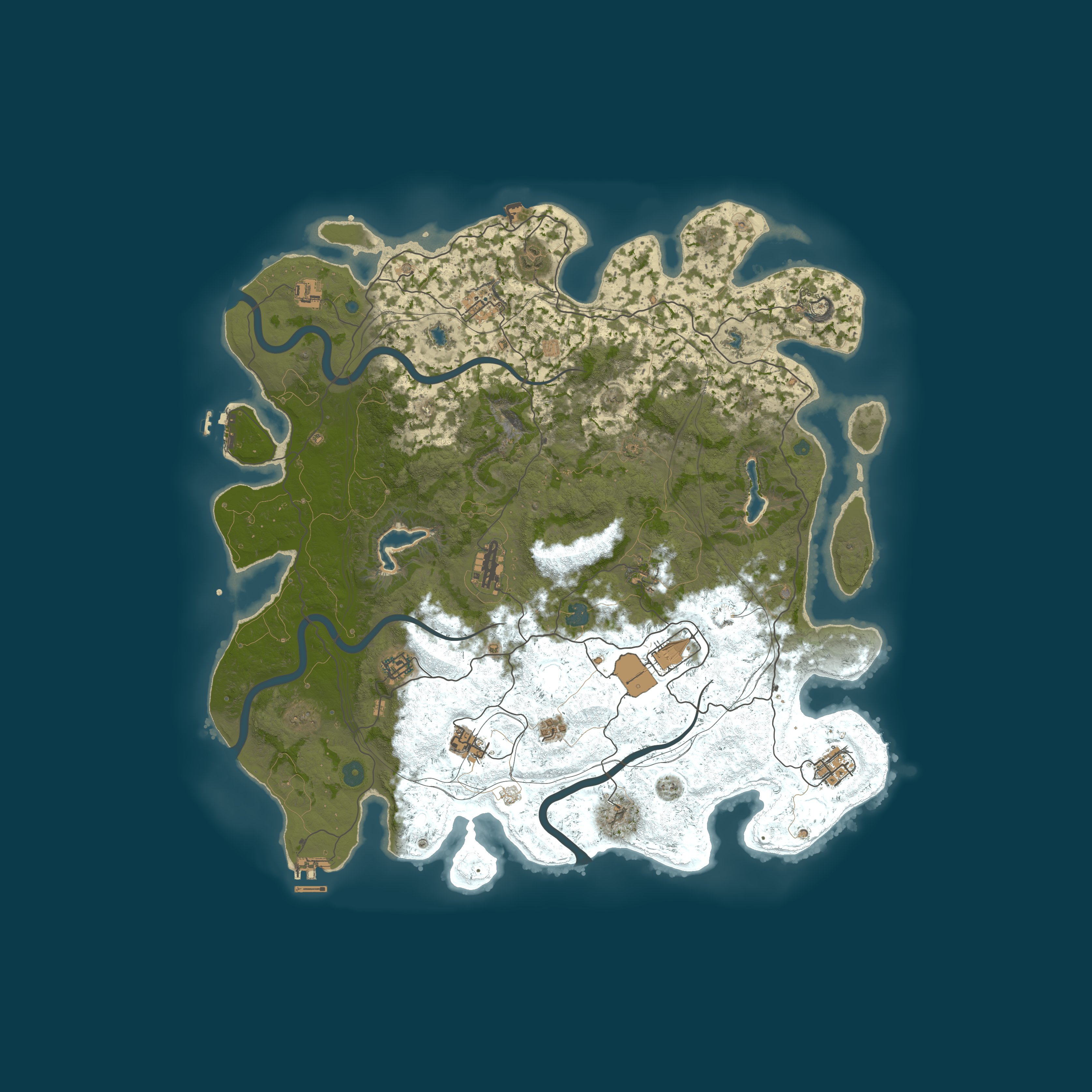 Procedural Map, size 4700, seed 50000