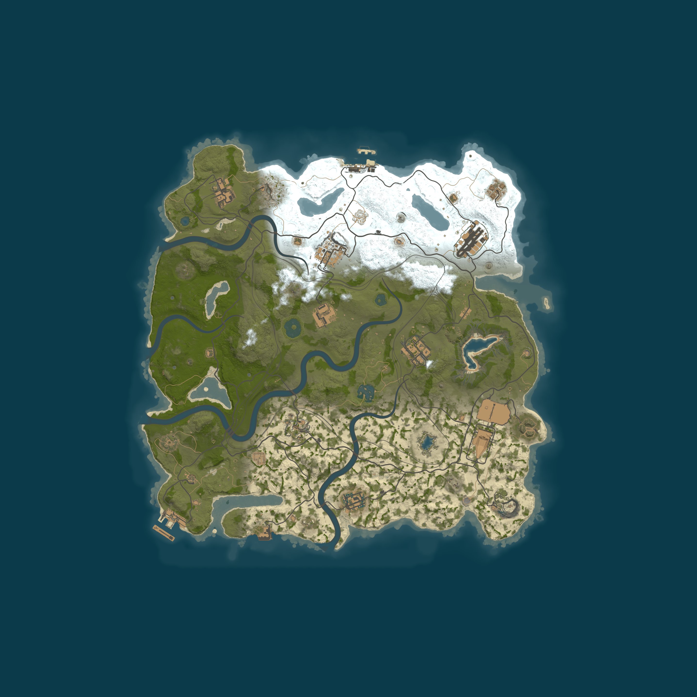 Map for XRUST.CO US 3x Monthly Solo Only - Skins - Pvp - ORP