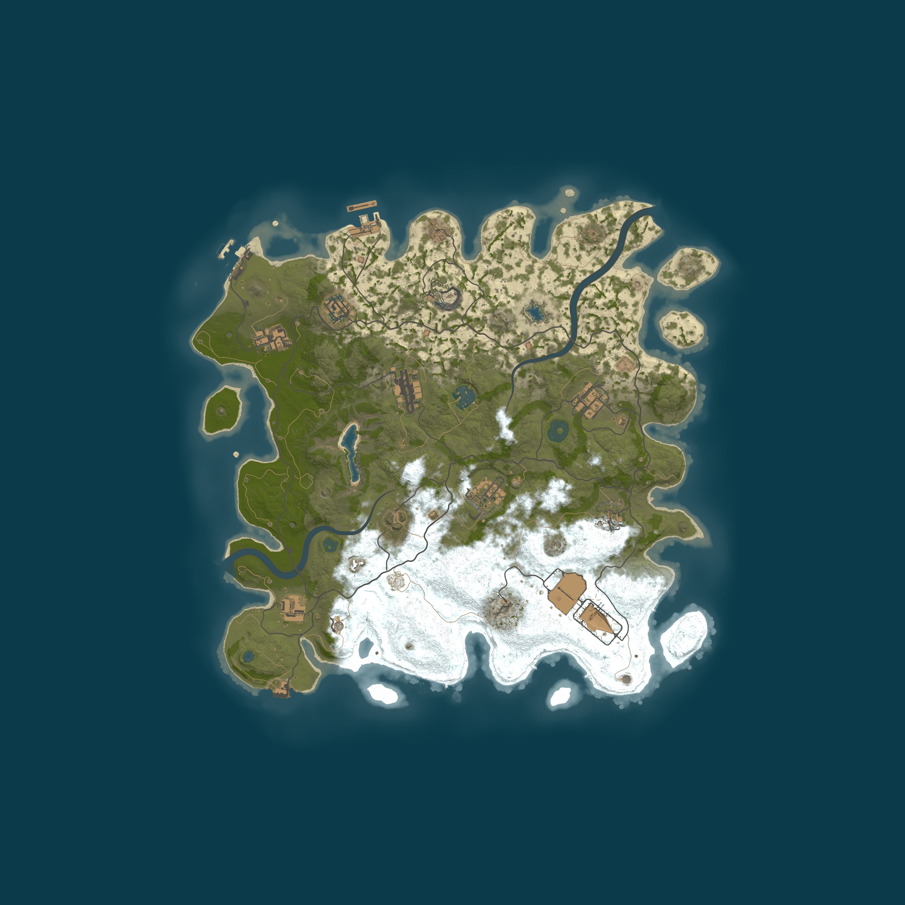 Map for [KR]좀비어택#PVE#거친물결,배틀포션 이벤트
