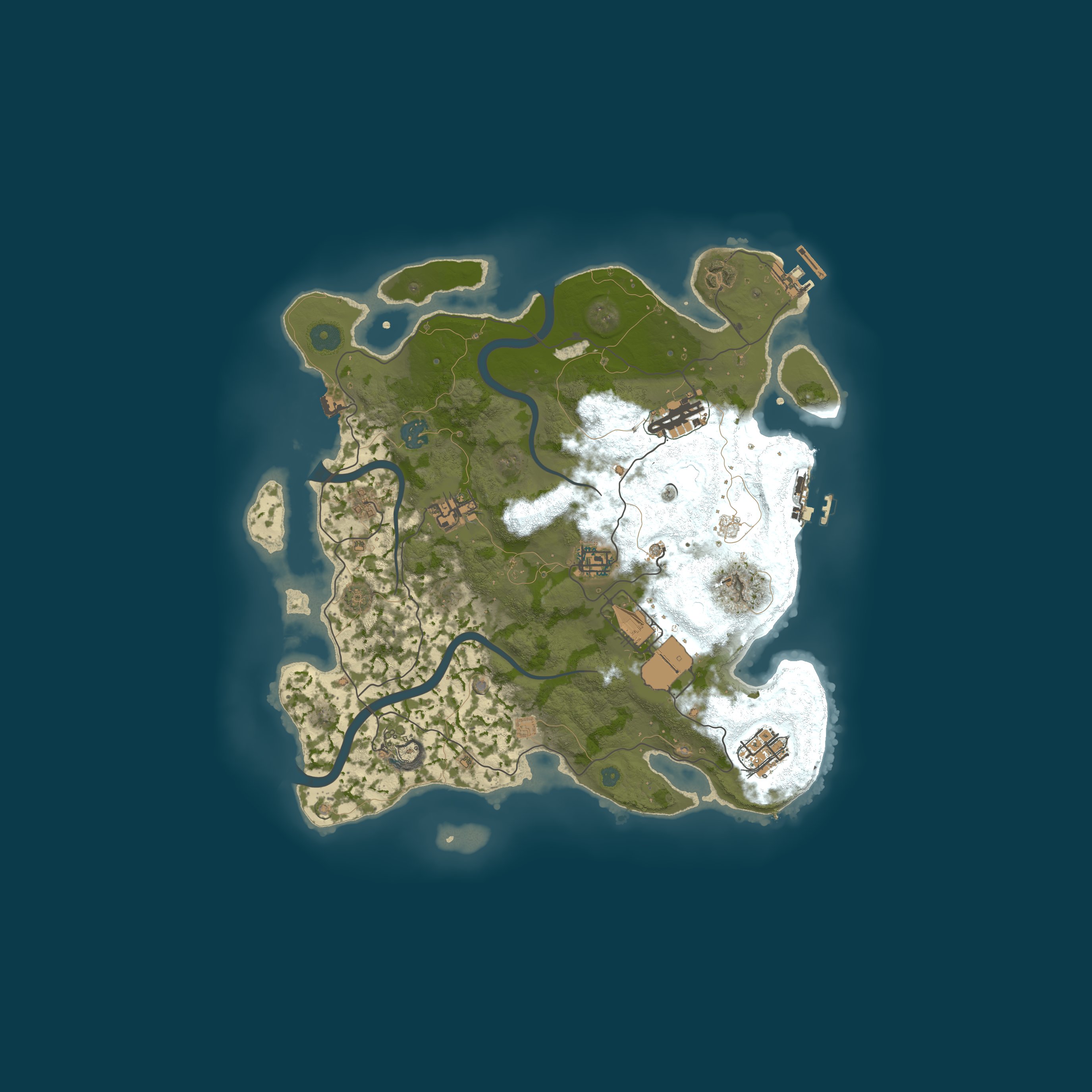 Map for Keybash 2x | SurvivalServers.com