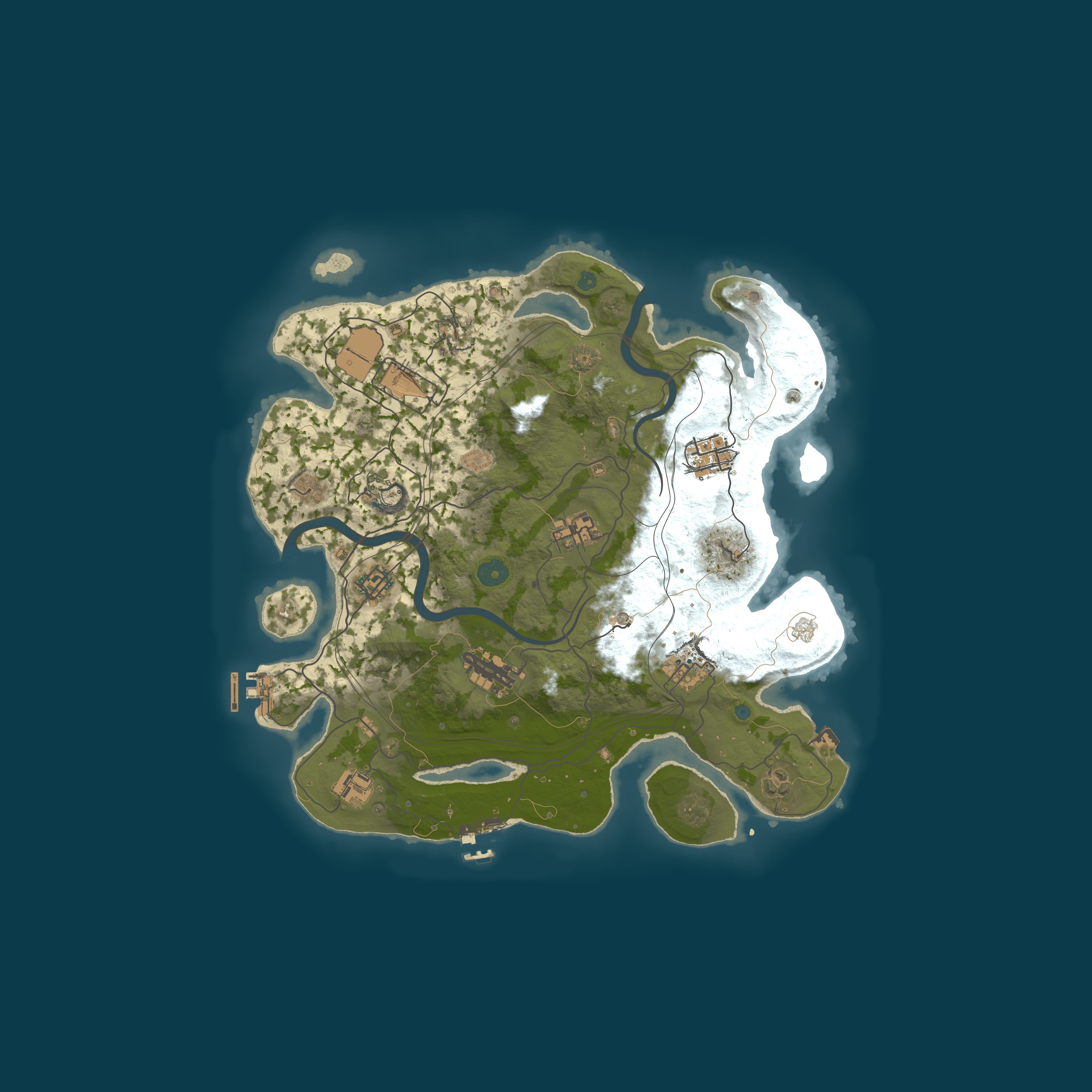 Map for EU RustChimera 5X|Solo/Duo/Trio|Mini|SHOP|KIT|Trade|Tp|Monthly