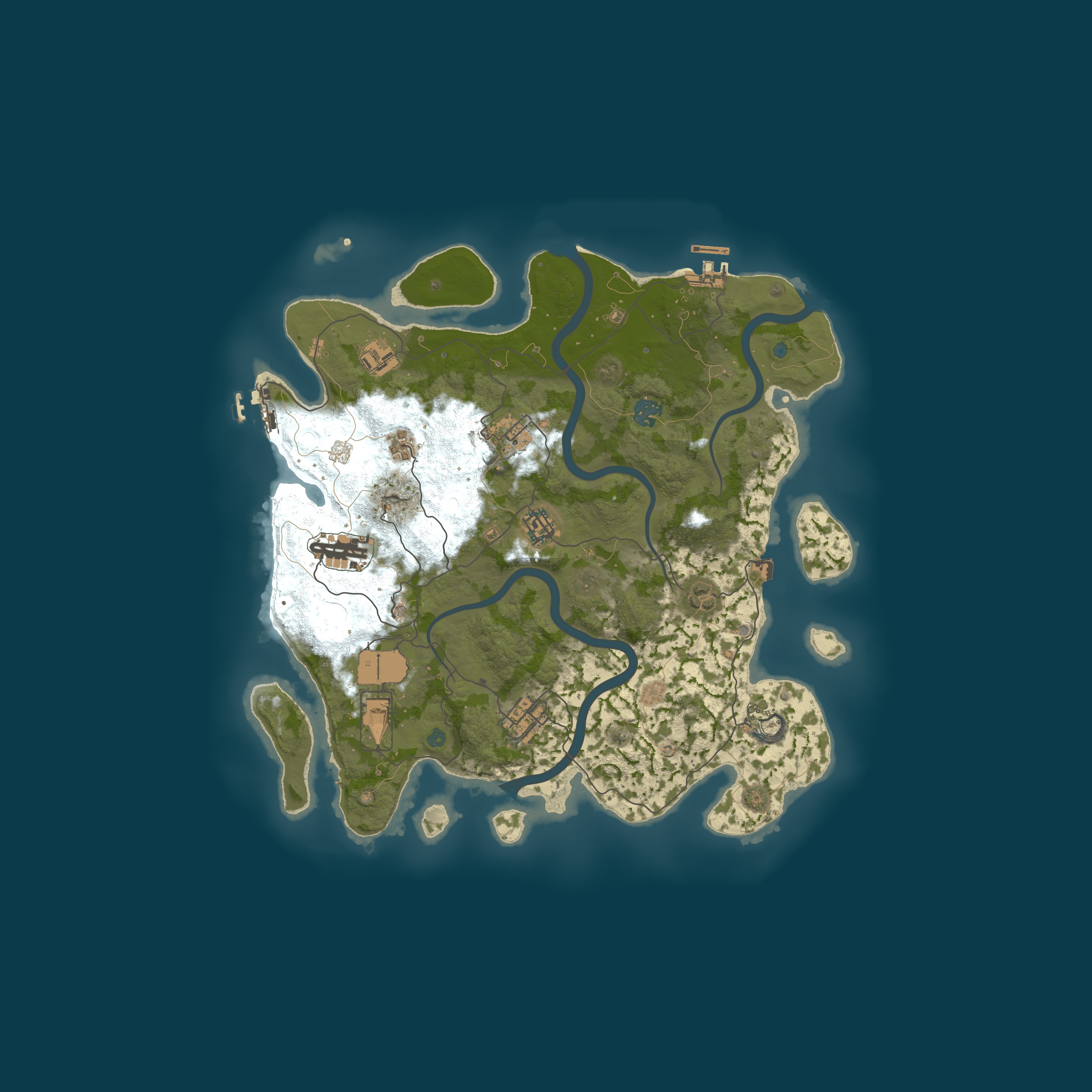 Rust map 3700/360977