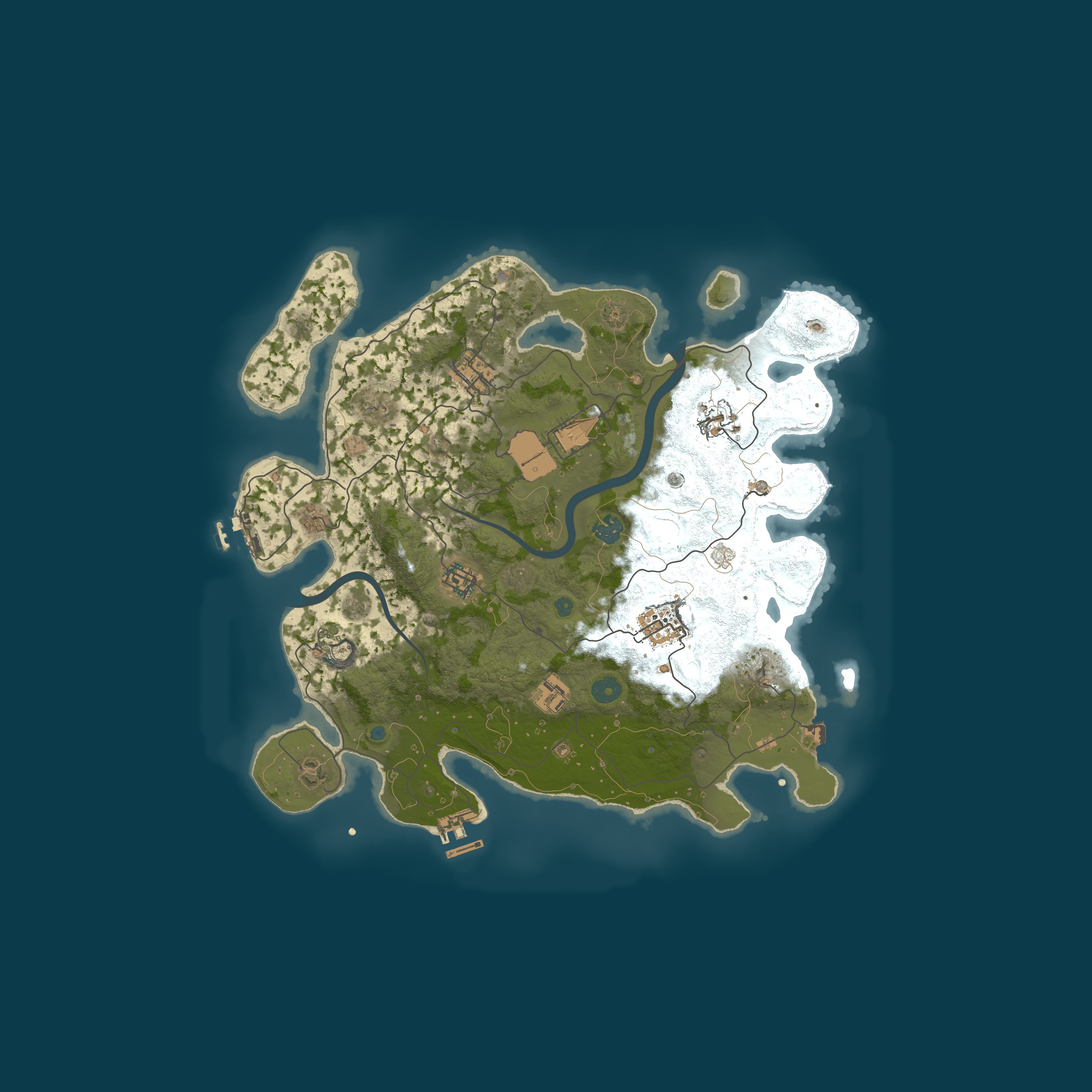 Map for ![PVE] WARNING! There Are Zombies