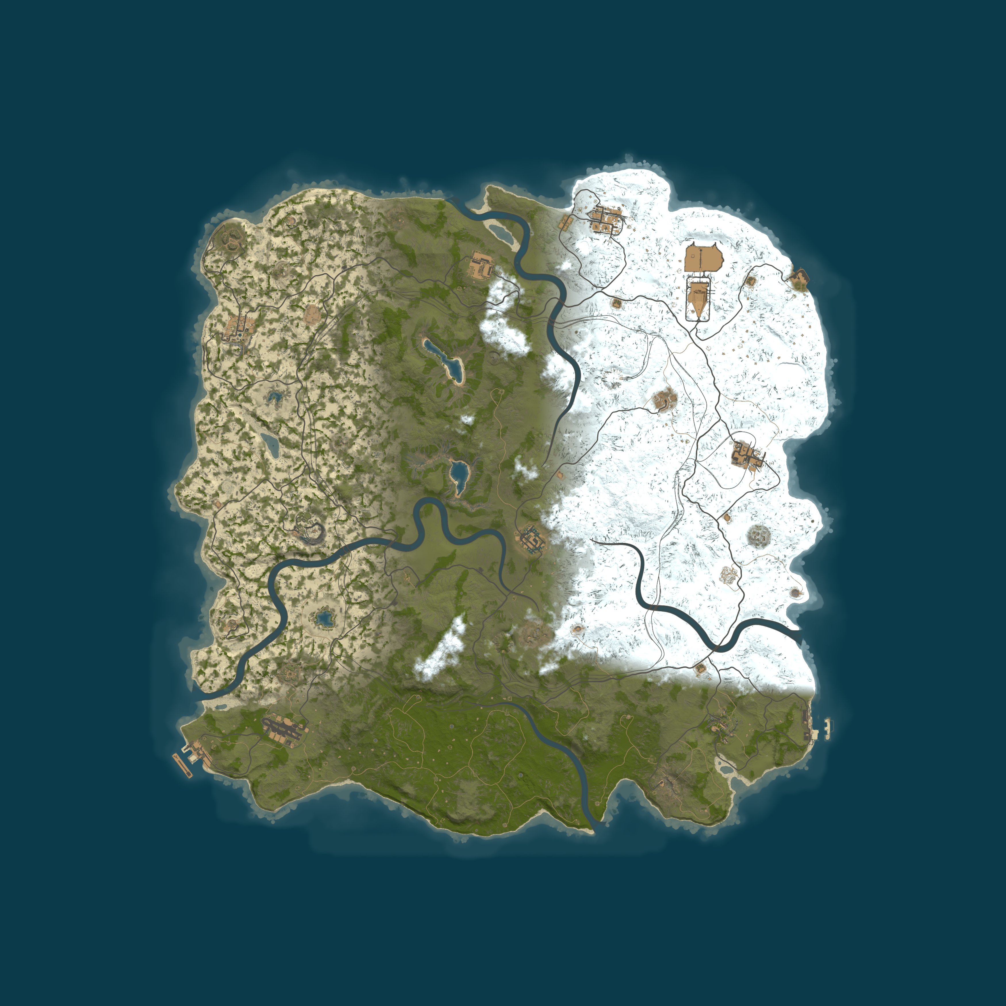 Map for Atlas - EU 2X Medium | Vanilla+ | No BP Wipes