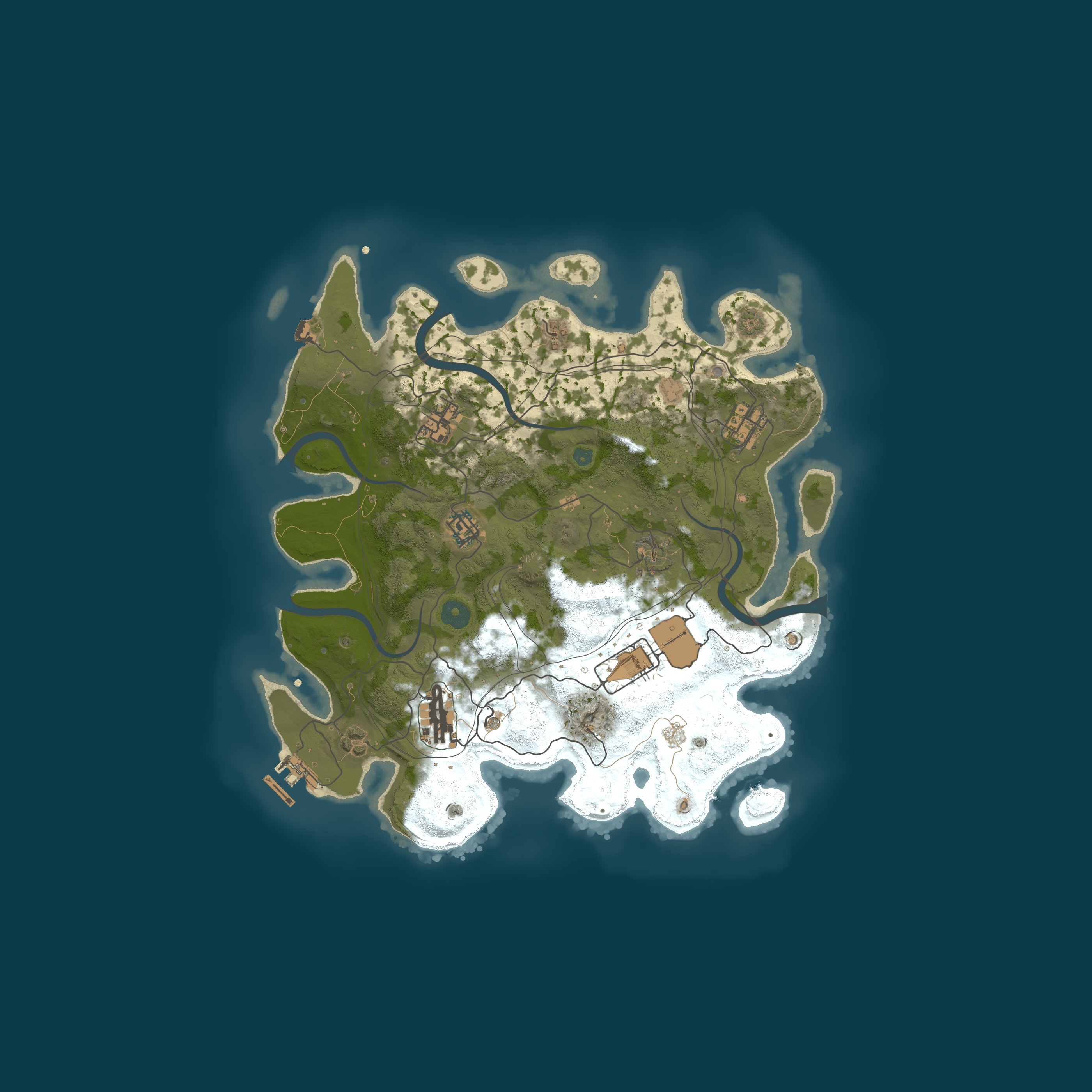 Rust map 3600/1337