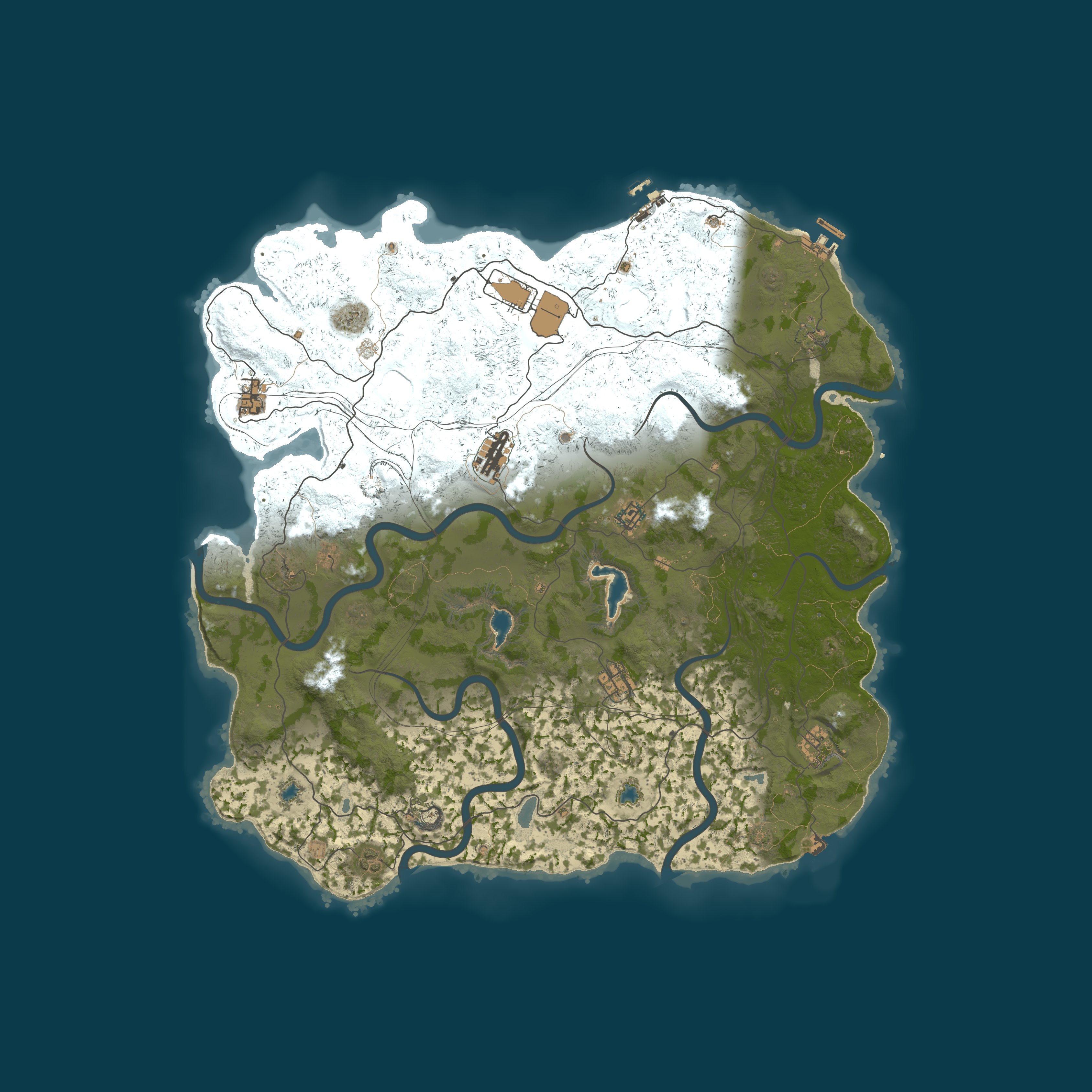 Map for Atlas - EU 2X Medium | Vanilla+ | No BP Wipes