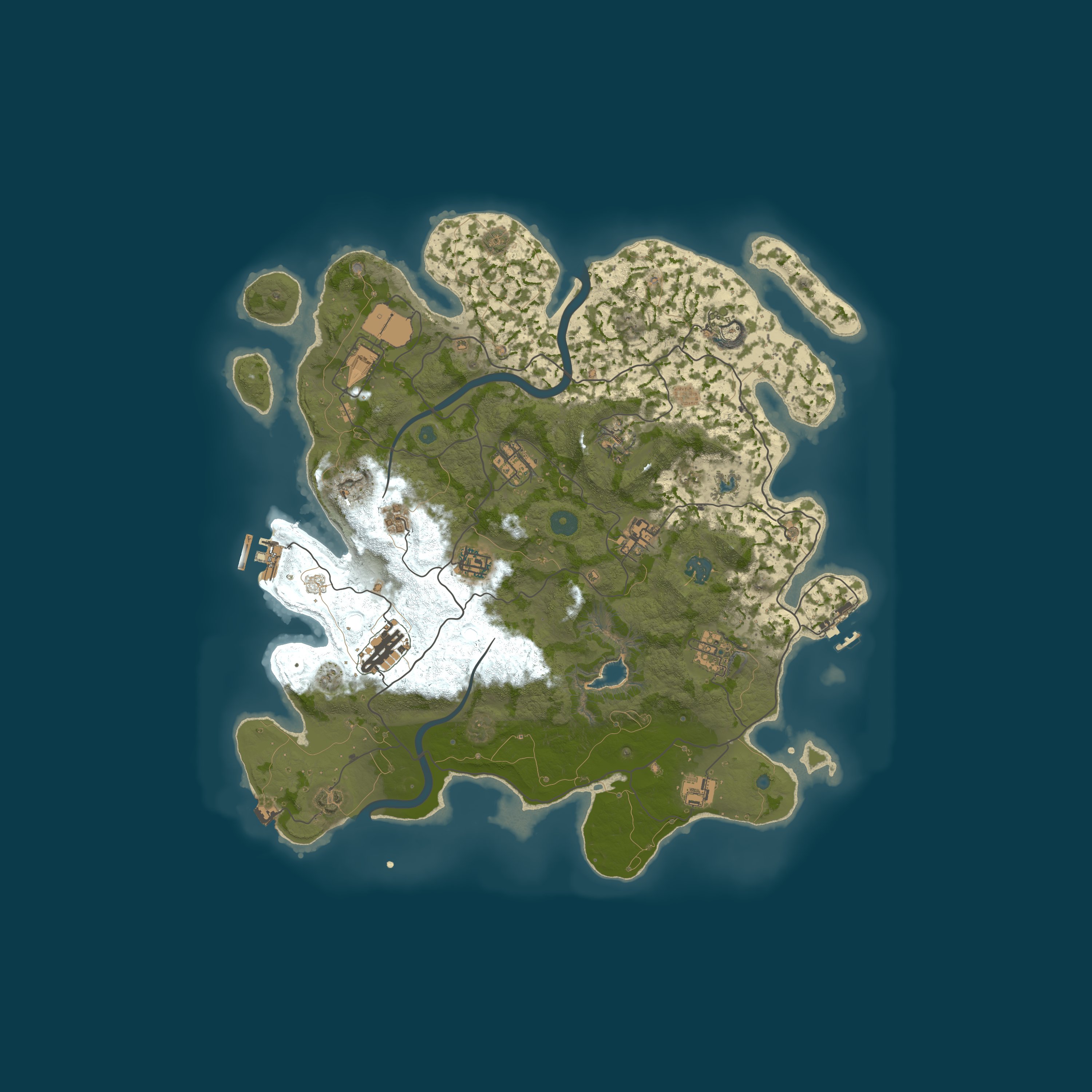 Procedural Map, size 4000, seed 2142736760