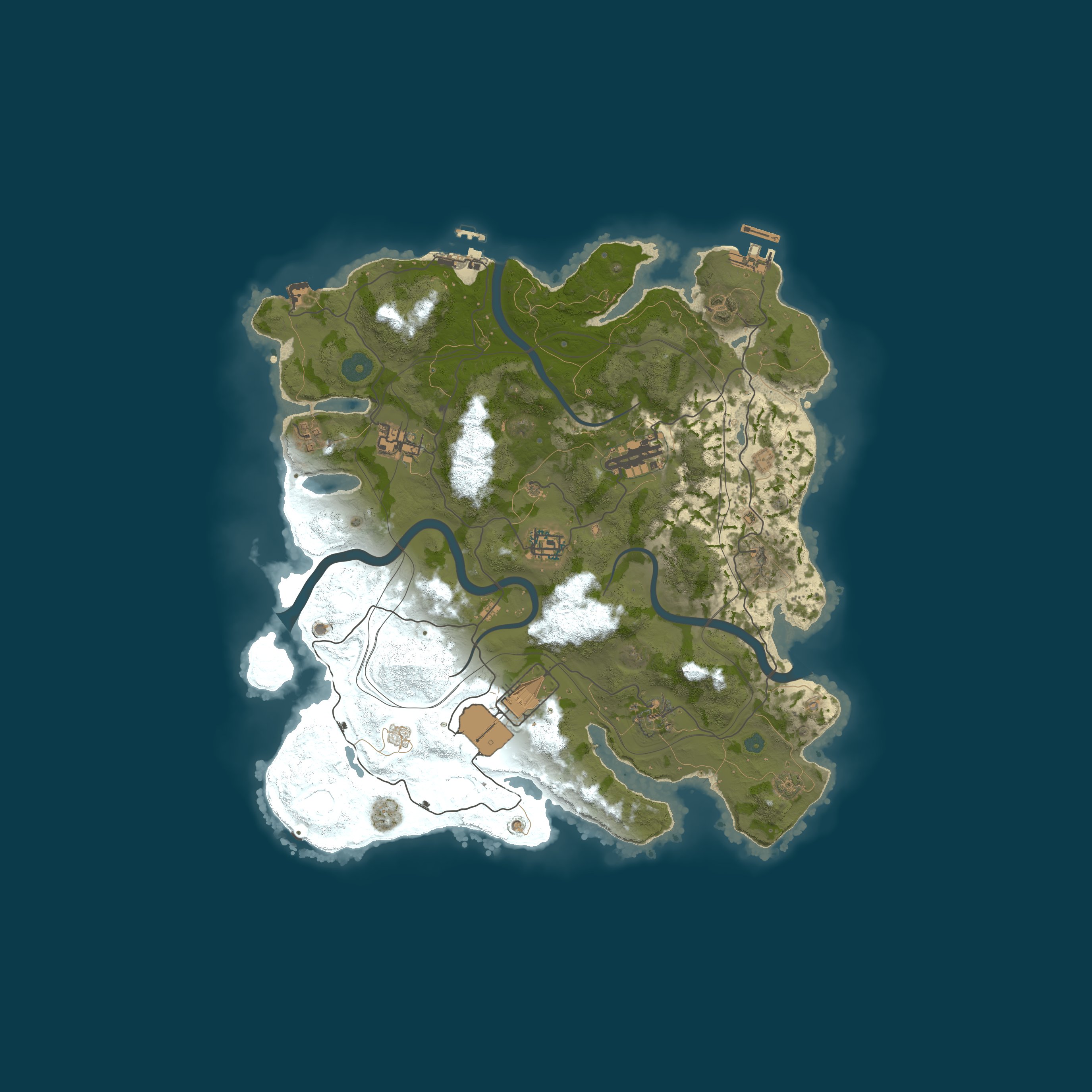 Map for CYBERSHOKE | #2 Vanilla (x2, Small Map)