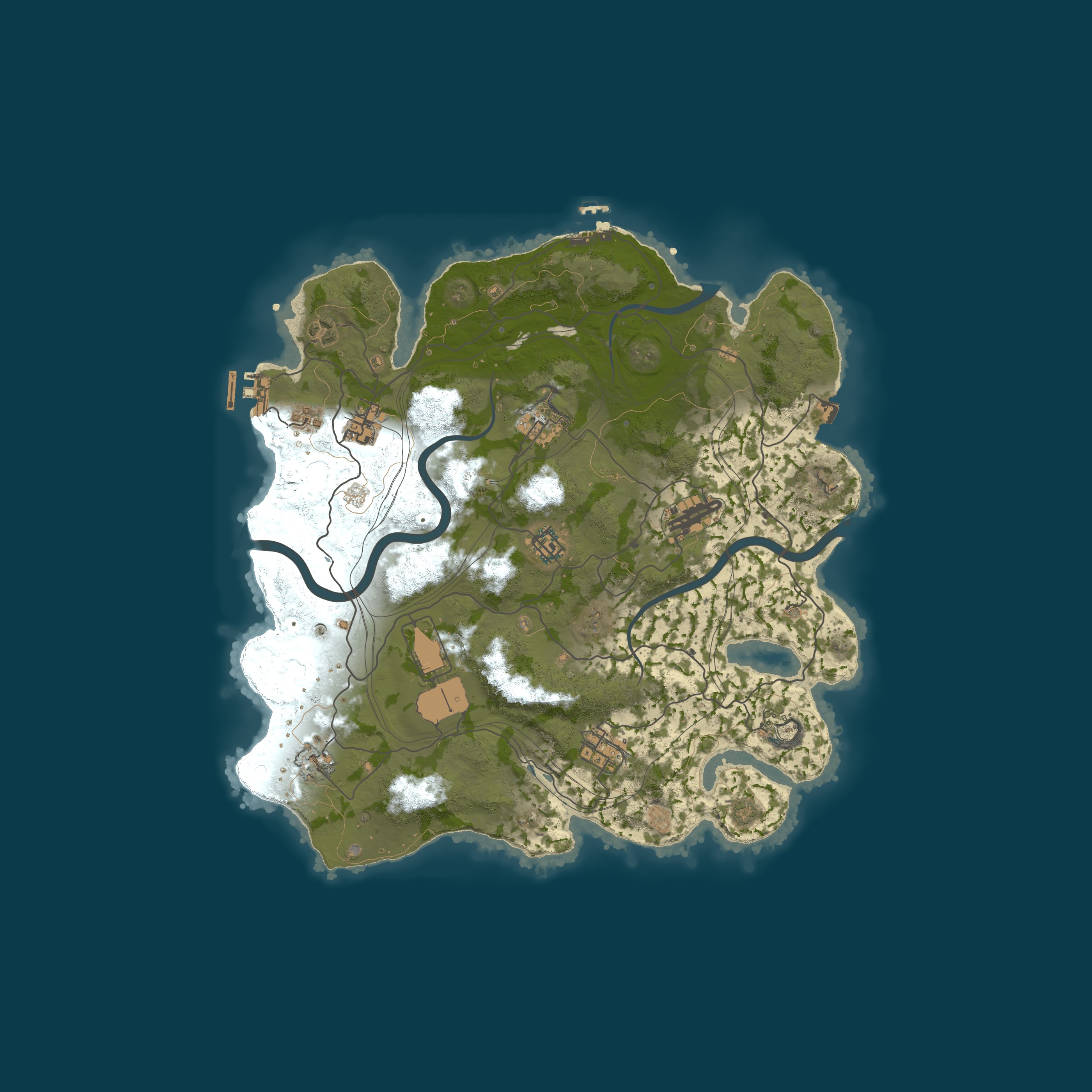 Map for Reddit.com/r/PlayRust - US Trio