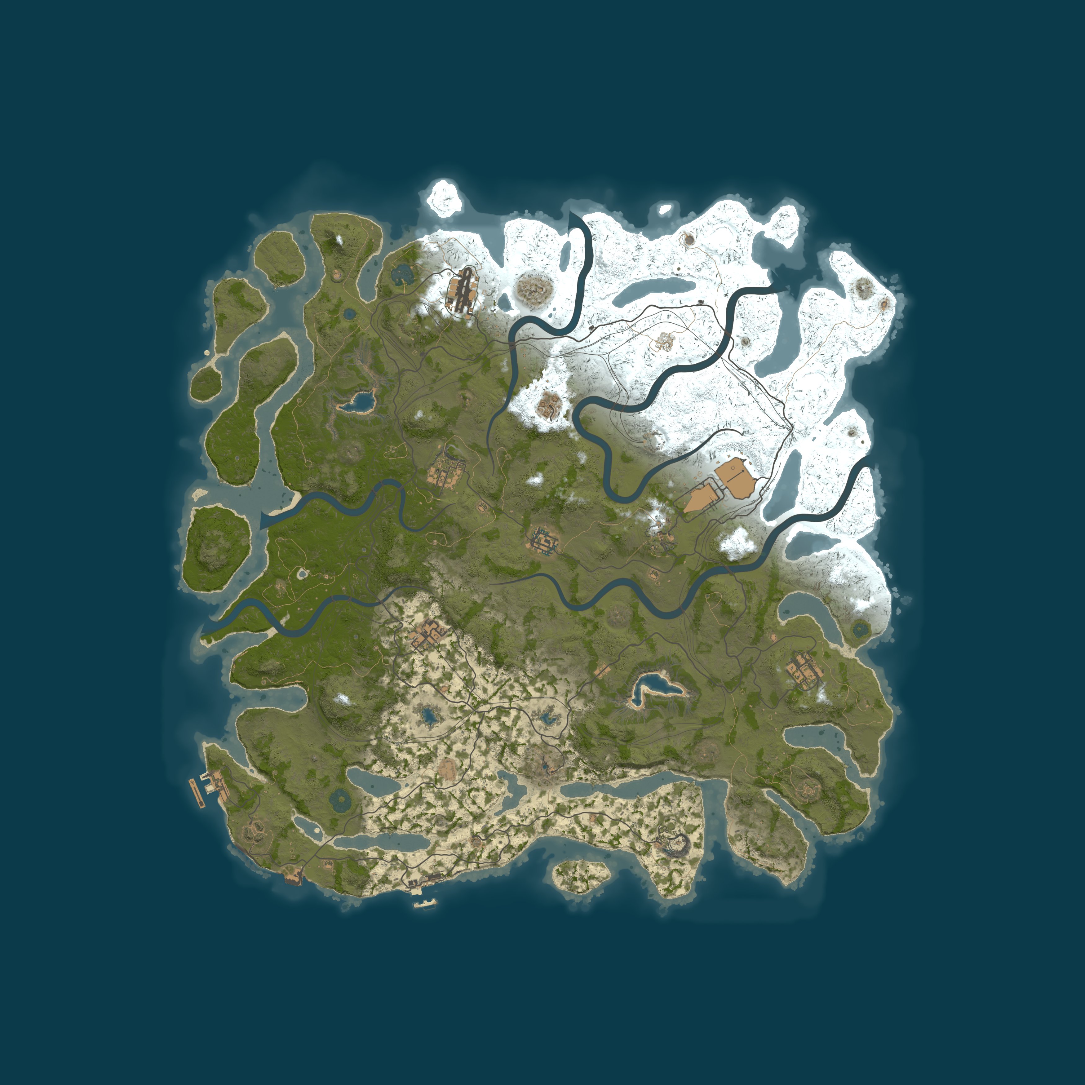 Карта сервера