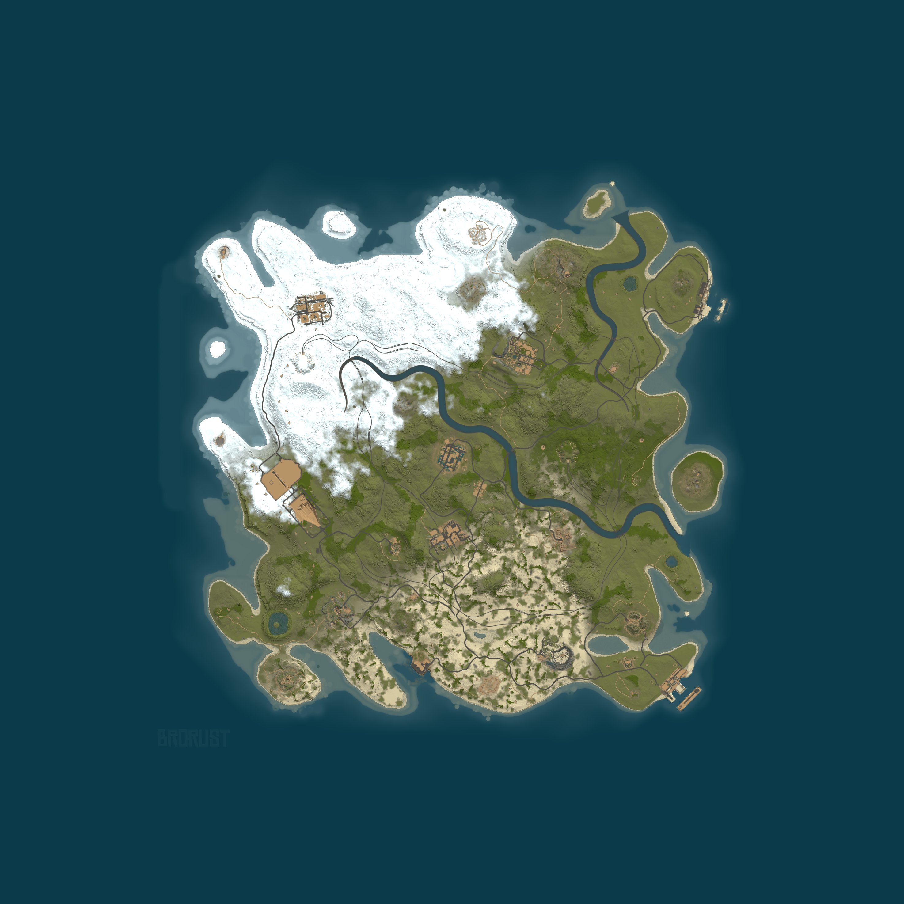Rust map 3900/31808