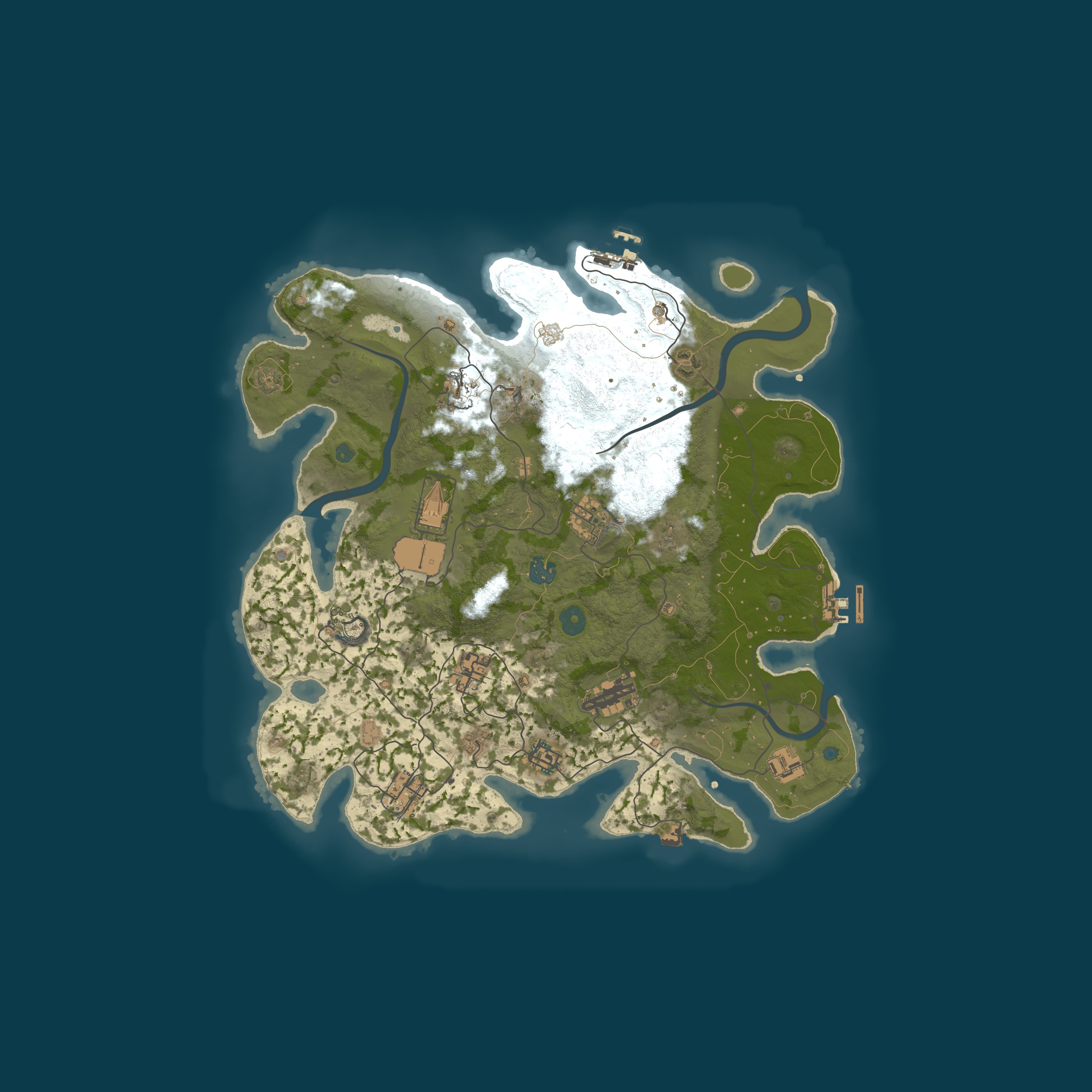 Map for The Clinic | PVE | Monthly | Raidable Bases | Convoy | Friendly